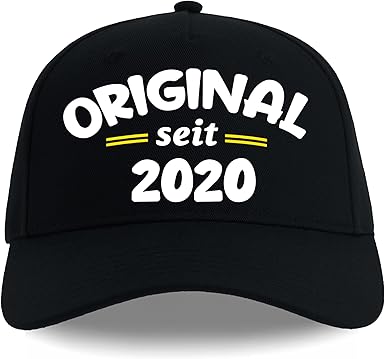 Cap runder Geburtstag 30. 40. 50. 60. 70. 80. geboren Limitierte Edition Herren Damen Frauen verstellbar 53-61 cm recycelter Polyester Original seit Jahrgang