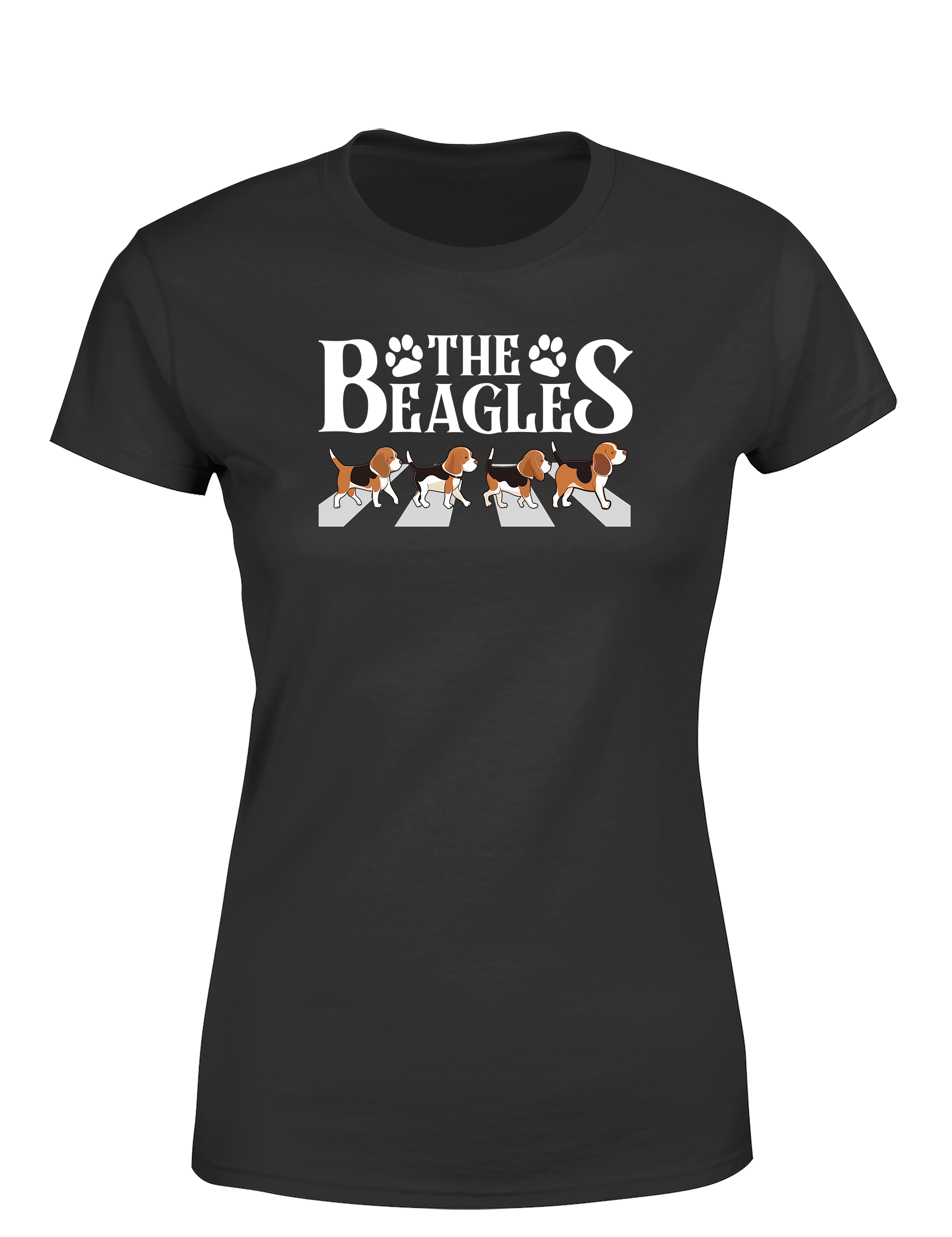 Damen T-Shirt „The Beagles“ | Niedliches Hunde-Motiv im Beatles-Style