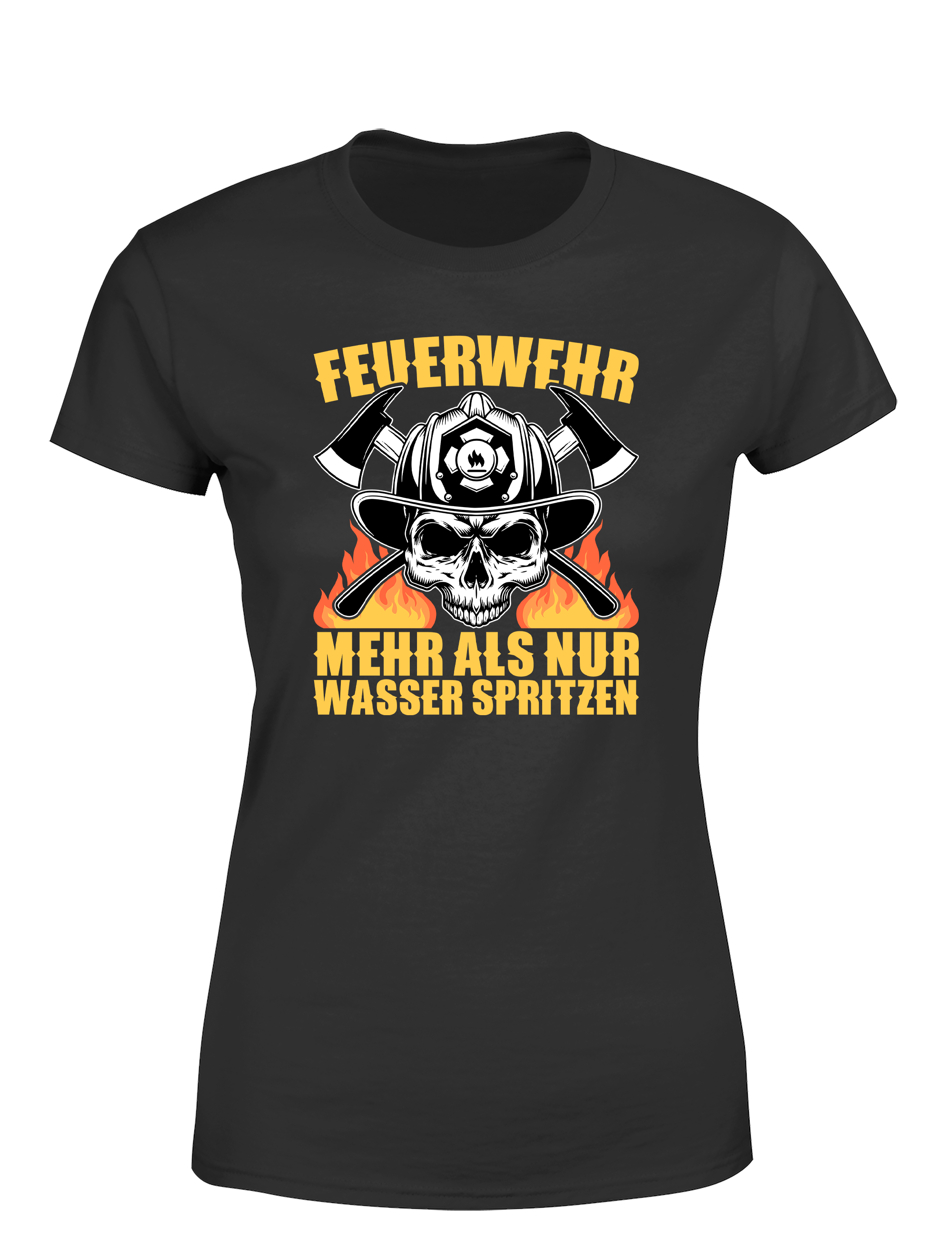 Damen T-Shirt Feuerwehr Mehr als nur Wasser spritzen | Cooles Feuerwehr Shirt
