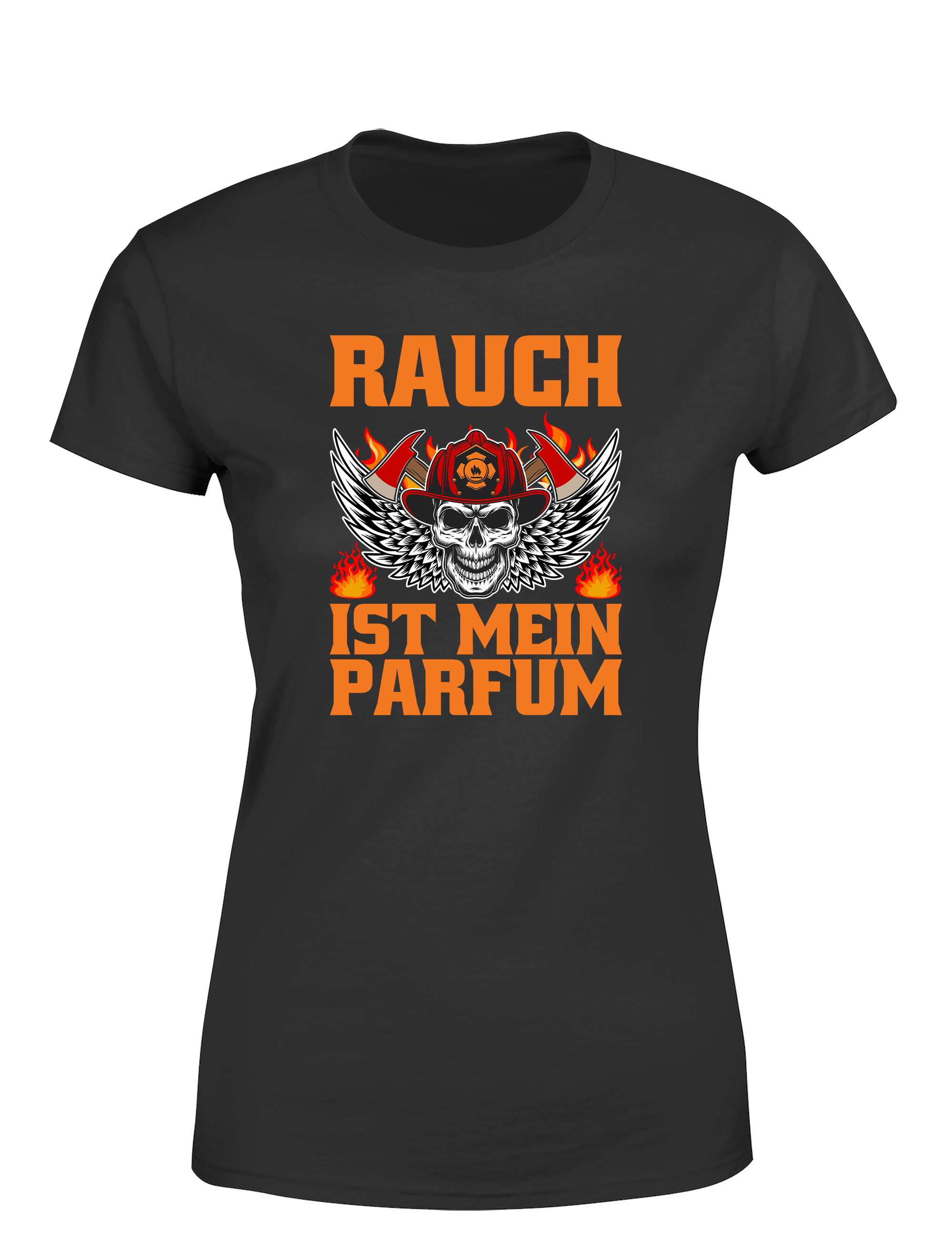 Damen T-Shirt Rauch ist mein Parfum | Cooles Feuerwehr Shirt mit Statement