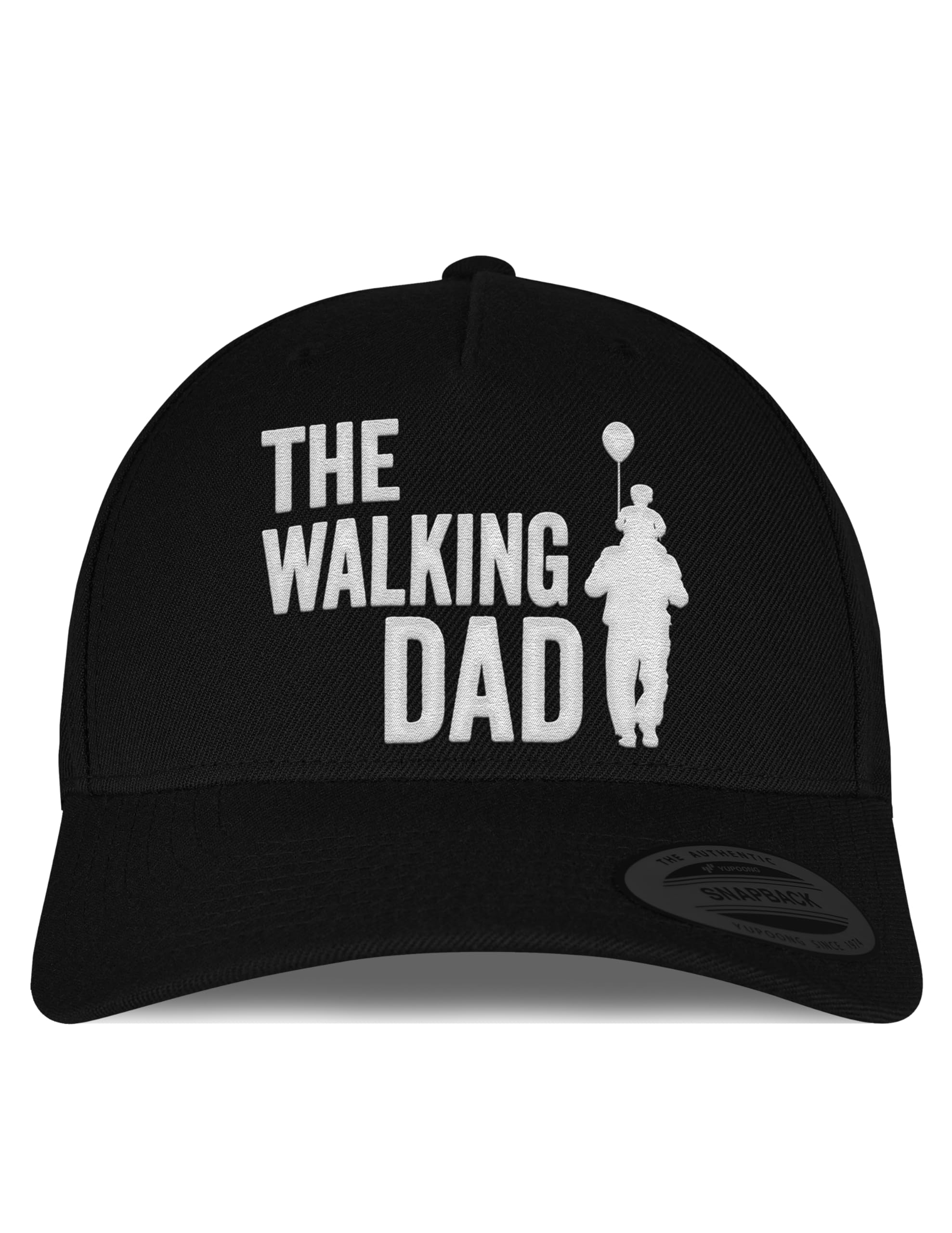 Snapback Cap The Walking DAD Bestickt - lustiges Geschenk für Papa, Vatertag, Geburt, Geburtstag - Cap für Väter, Humorvolles Accessoire
