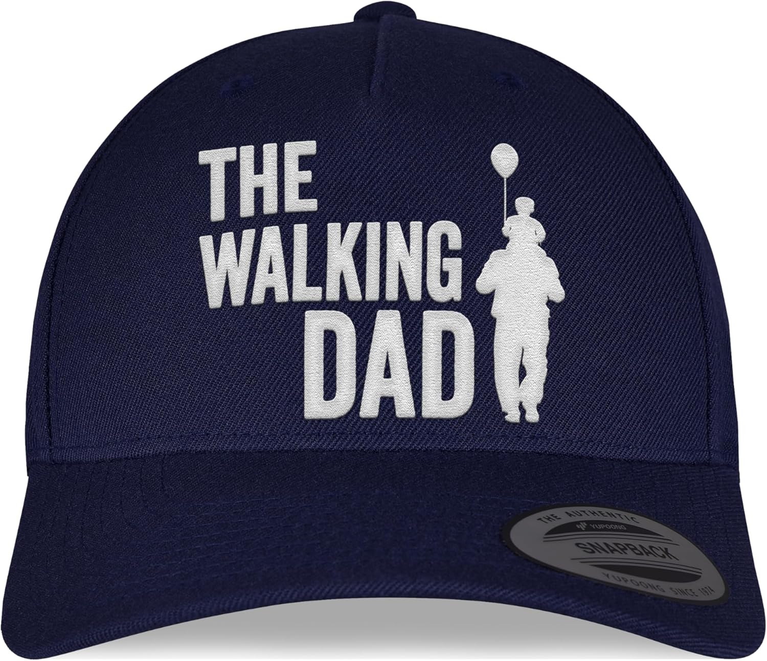 Snapback Cap The Walking DAD Bestickt - lustiges Geschenk für Papa, Vatertag, Geburt, Geburtstag - Cap für Väter, Humorvolles Accessoire