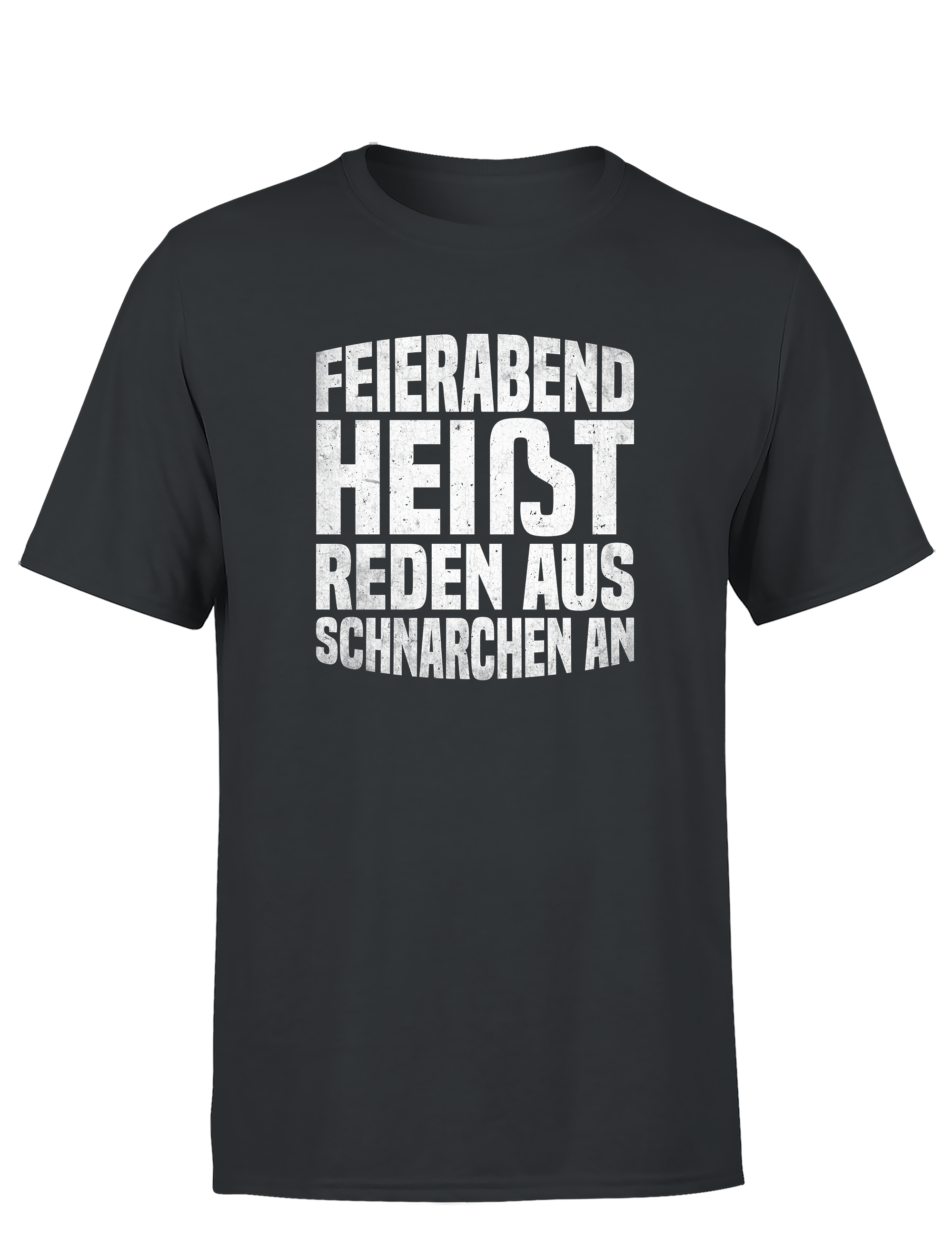 Feierabend Humor – Herren T-Shirt „Reden aus, Schnarchen an“ | Lustiges Shirt für Bürohengste & Schlafmützen