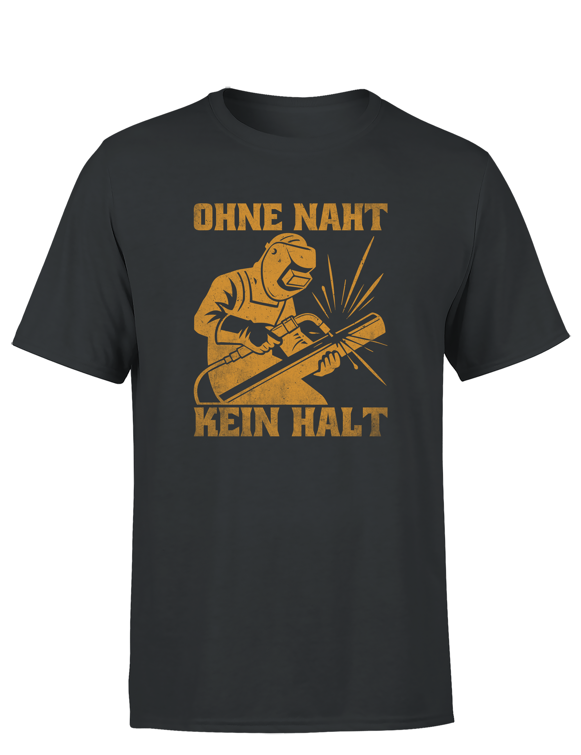 Ohne Naht kein Halt – Herren T-Shirt im Retro Stil | Lustiges Shirt für Schweißer, Metallbauer & Handwerker