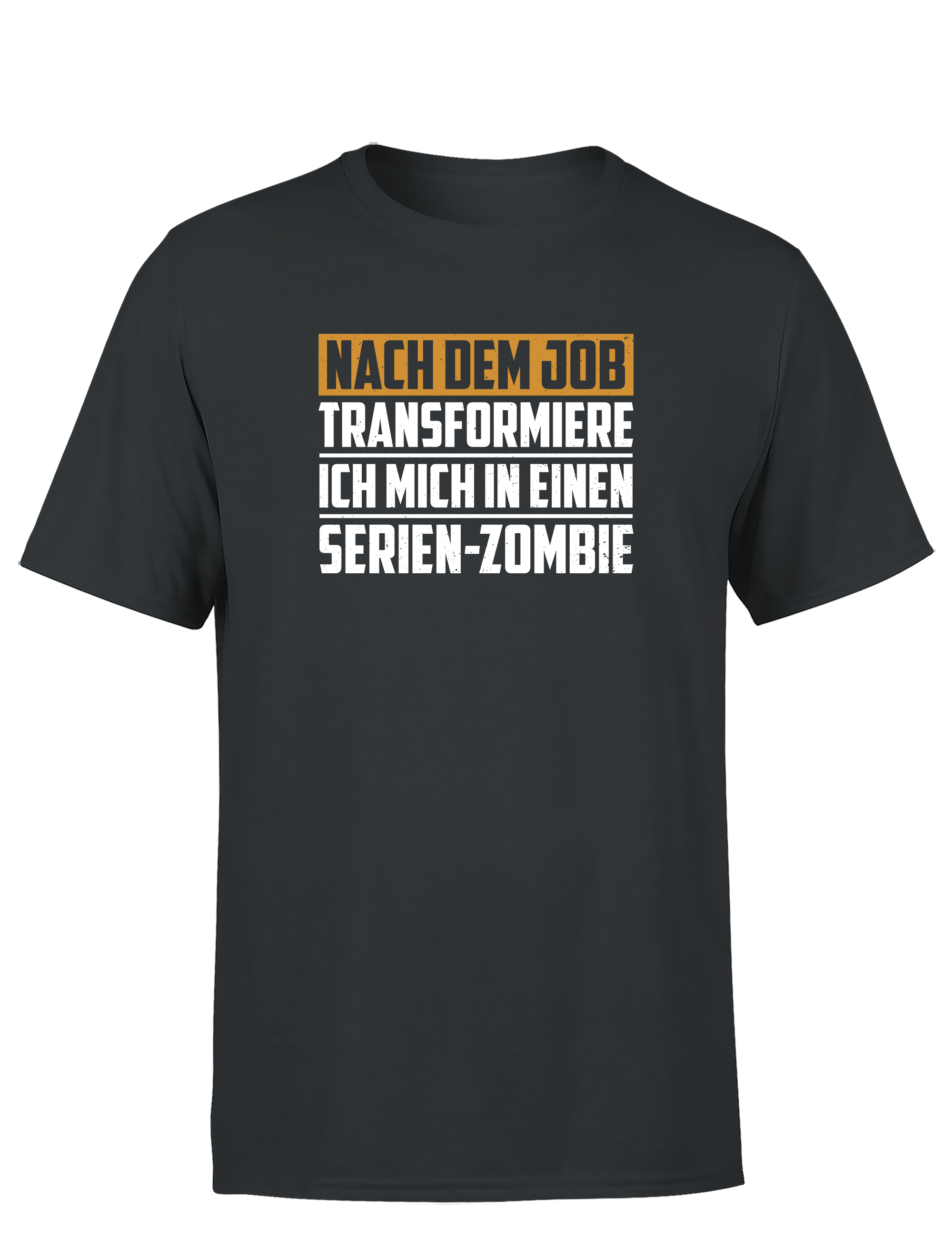 Nach dem Job Serien-Zombie – Lustiges Herren T-Shirt | Feierabend Humor für Serienjunkies