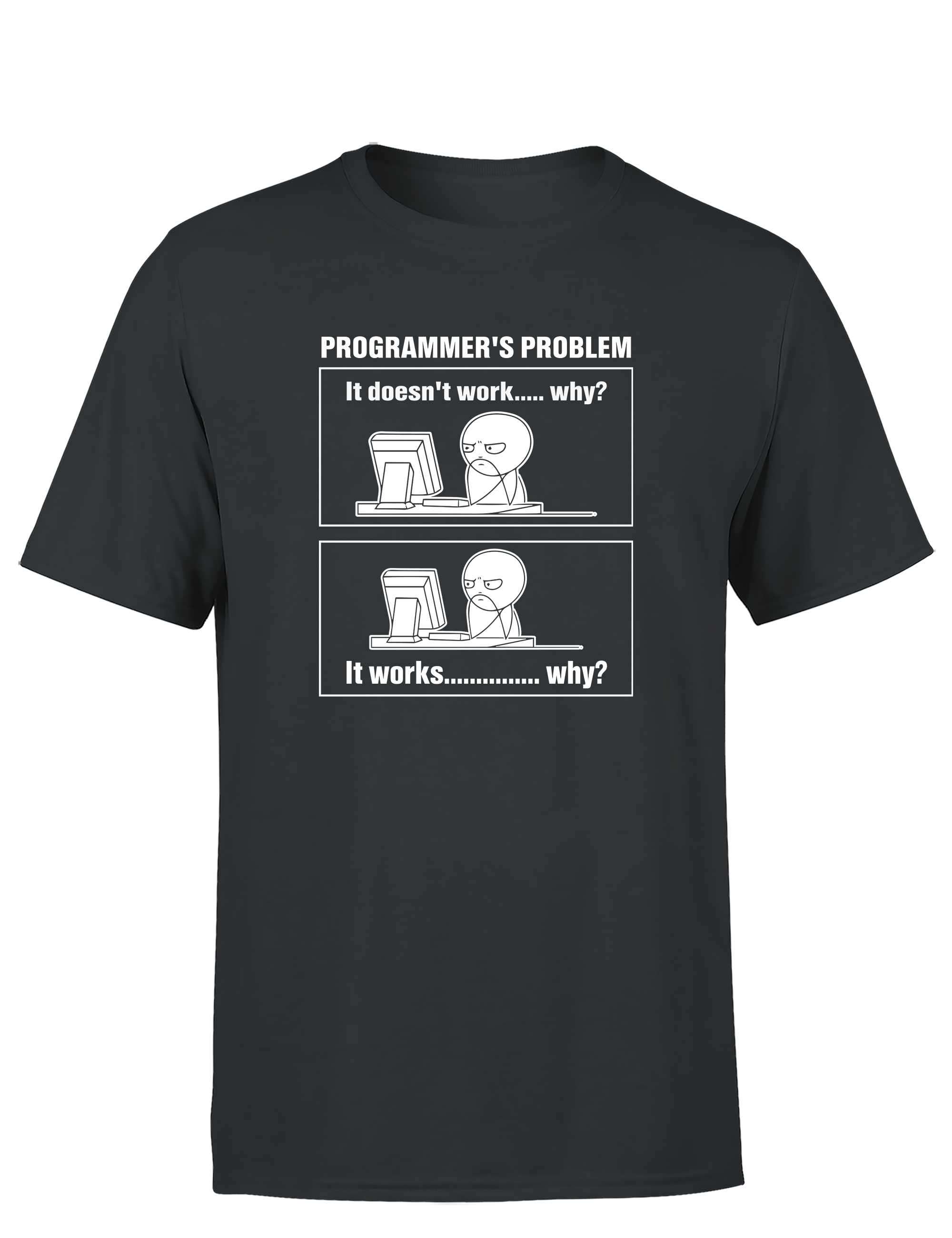 Programmer’s Problem – Herren T-Shirt im Retro Stil | Lustiges Nerd Shirt für Entwickler, Coder & IT-Fans
