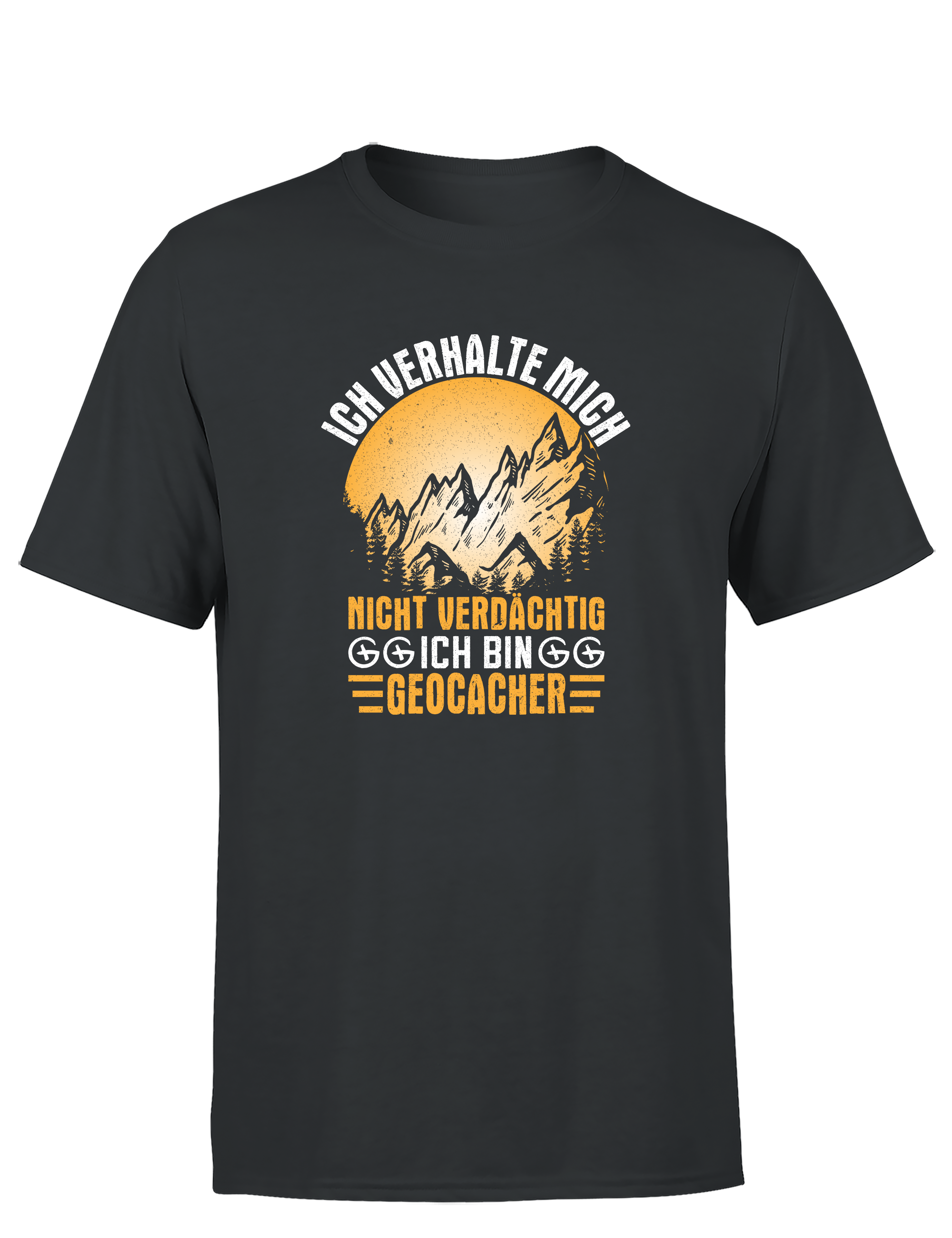 Ich verhalte mich nicht verdächtig – Ich bin Geocacher | Lustiges Herren T-Shirt für Schatzsucher & Outdoor-Fans