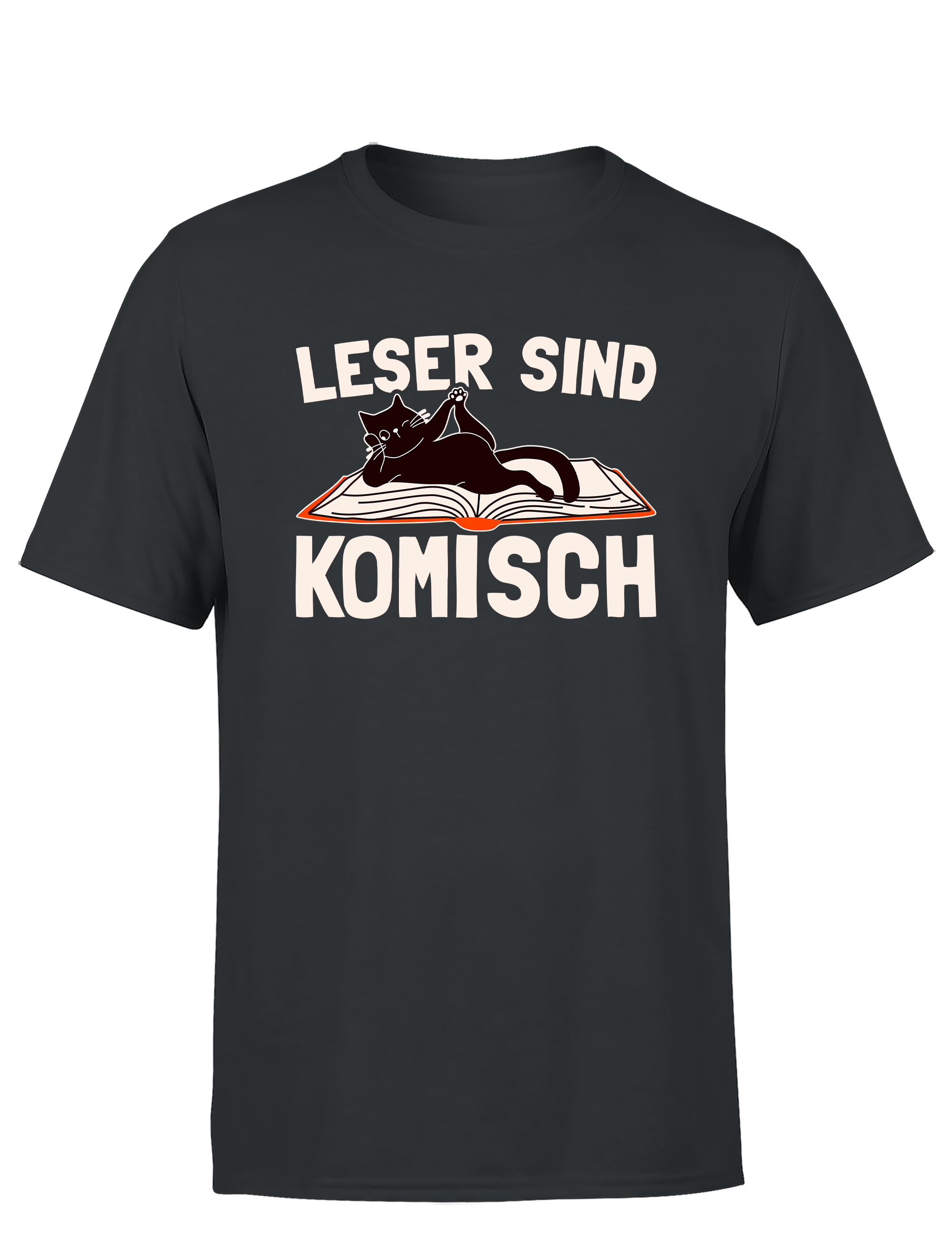 Leser sind komisch – Herren T-Shirt im Retro Stil | Lustiges Shirt für Bücherwürmer, Bibliothek & Geschenkidee