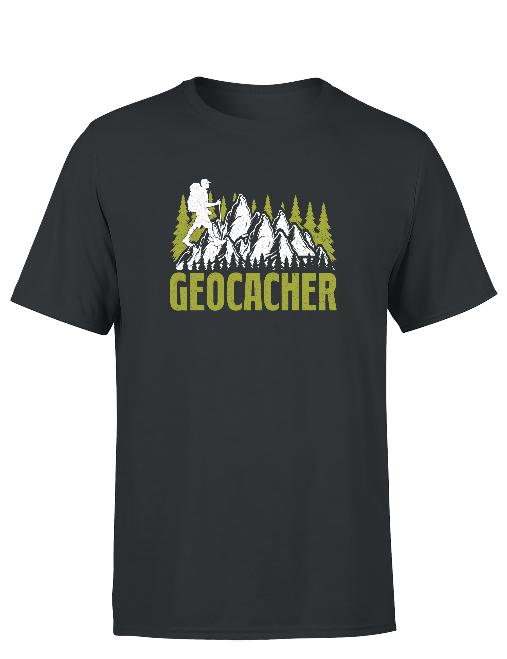 Geocacher – Herren T-Shirt im Retro Stil | Stylisches Shirt für Schatzsucher, Abenteurer & Outdoor-Fans