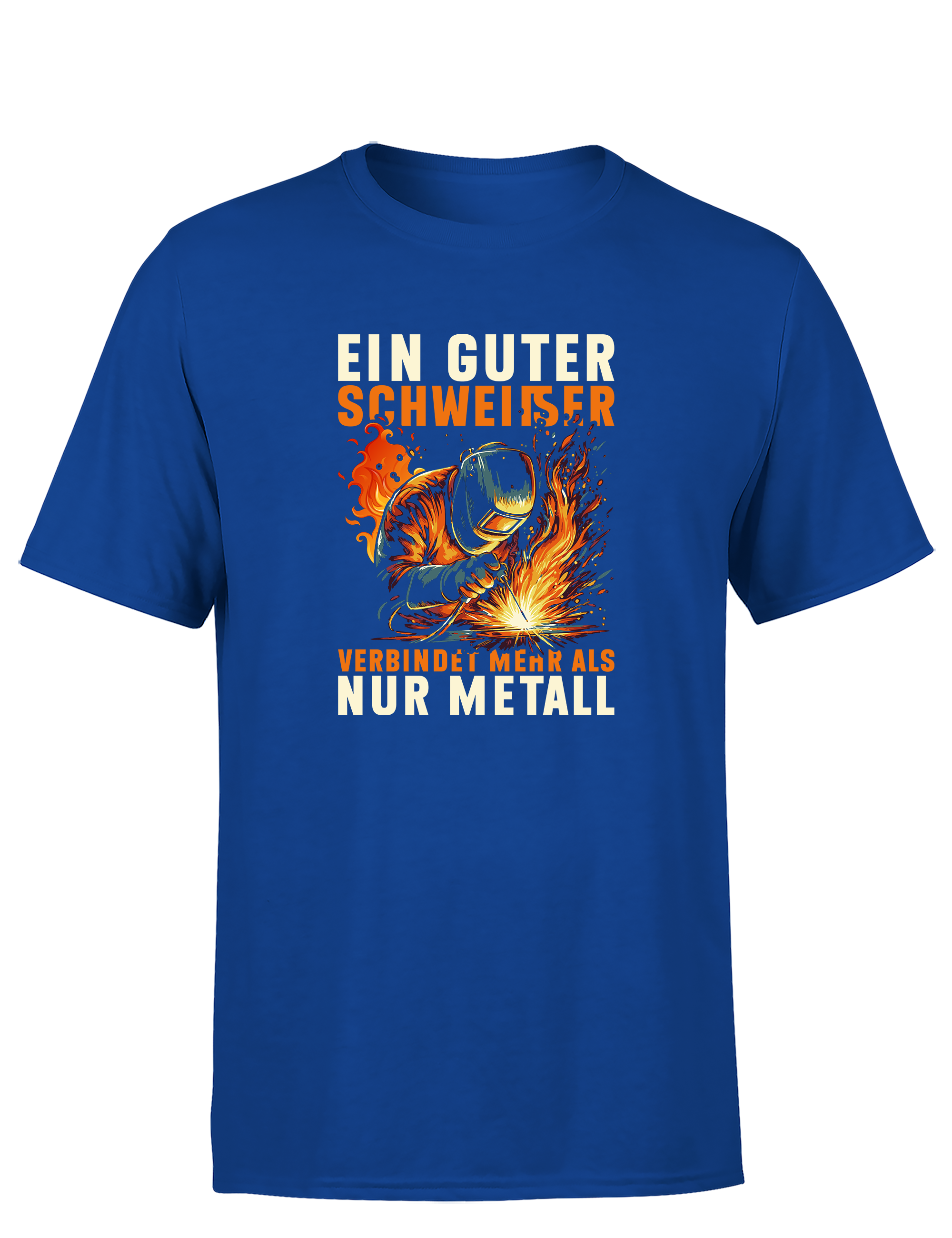Ein guter Schweißer verbindet mehr als nur Metall – Herren T-Shirt im Retro Stil | Lustiges Shirt für Schweißer, Metallbauer & Handwerker