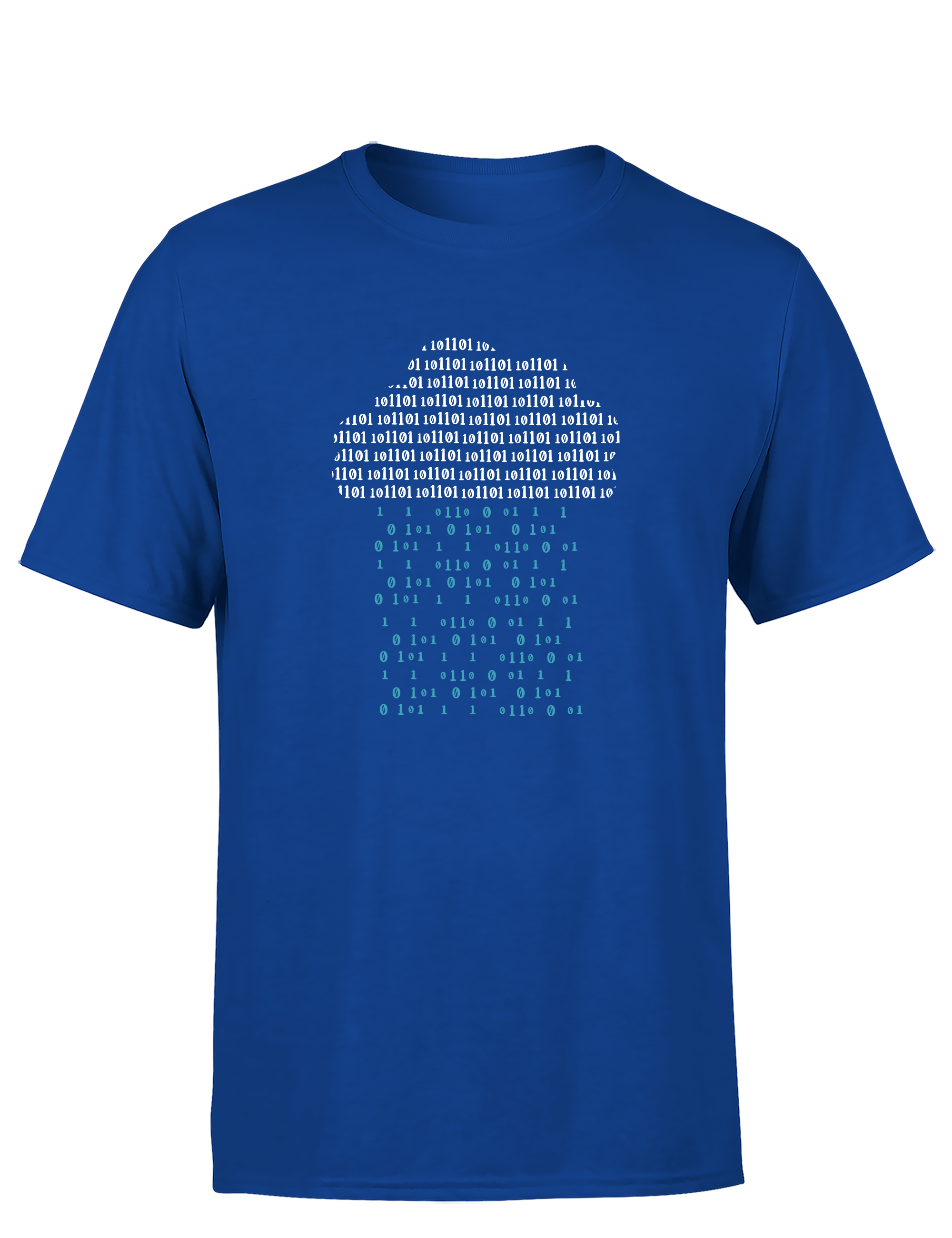 Binary Mushroom – Herren T-Shirt im Retro Stil | Lustiges Nerd Shirt für Gamer, Programmierer & IT-Fans