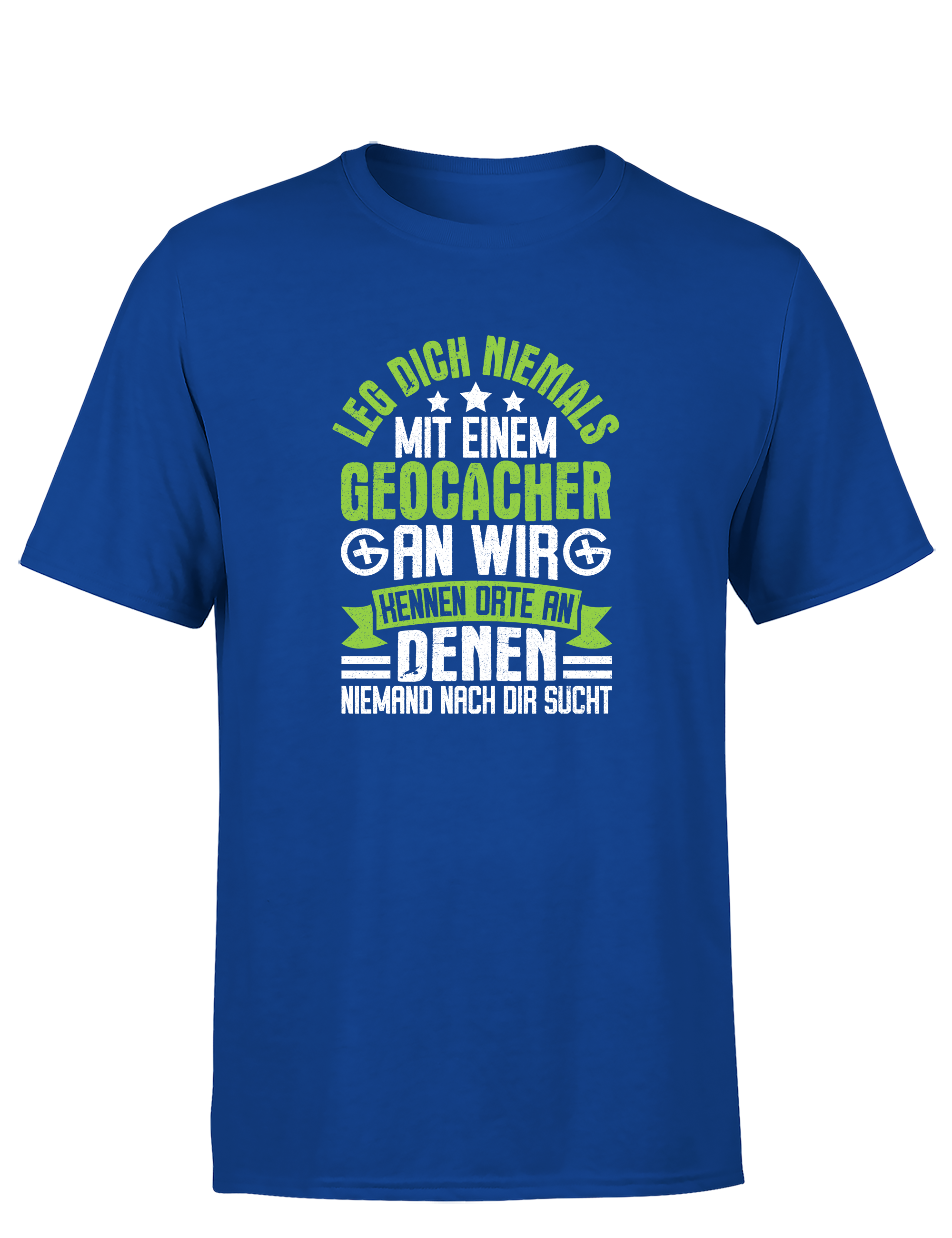 Geocacher Humor – Herren T-Shirt | Lustiges Sprüche-Shirt für Schatzsucher & Outdoor-Fans