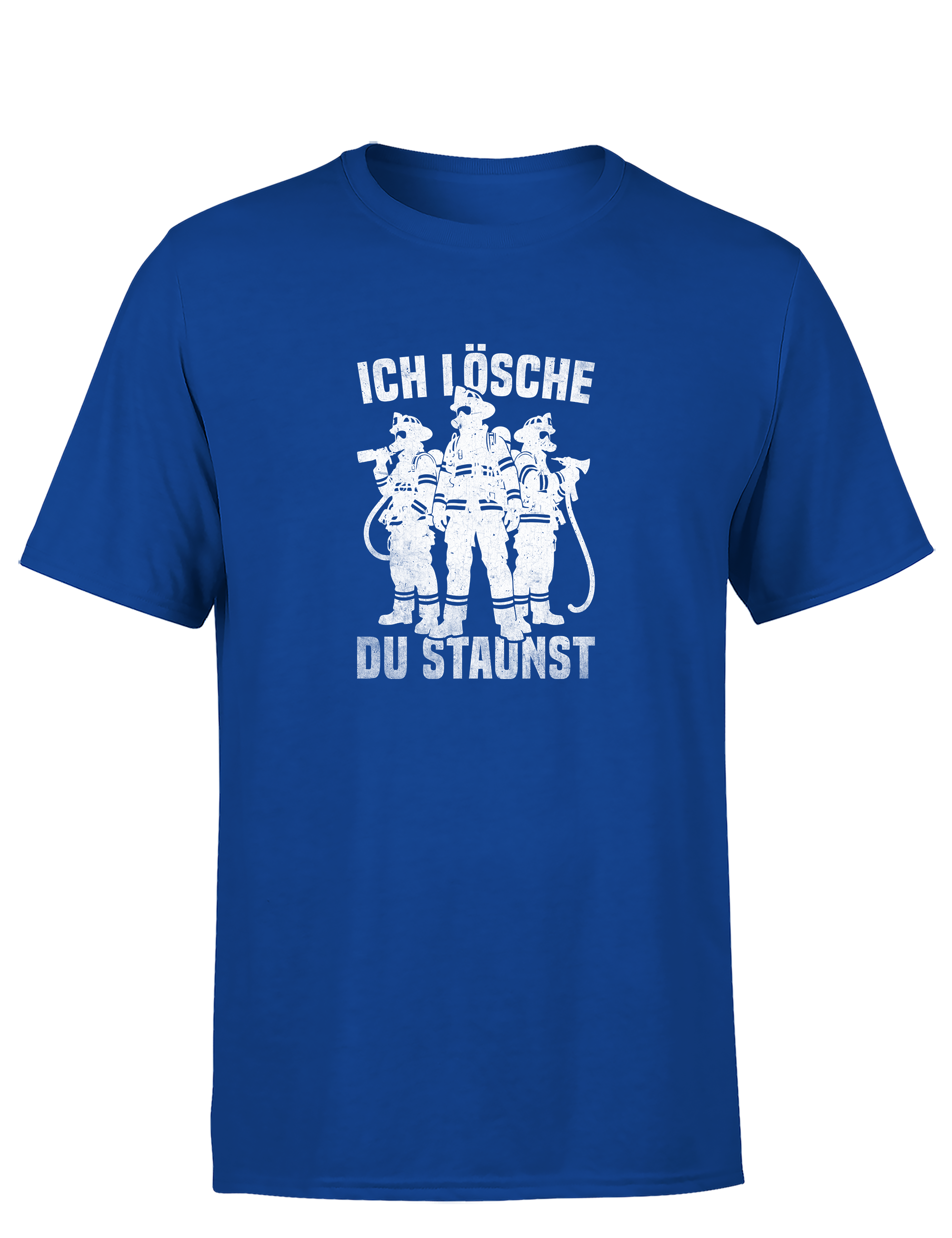 Feuerwehr – Herren T-Shirt „Ich lösche, du staunst“ | Lustiges Firefighter Shirt für echte Einsatzhelden