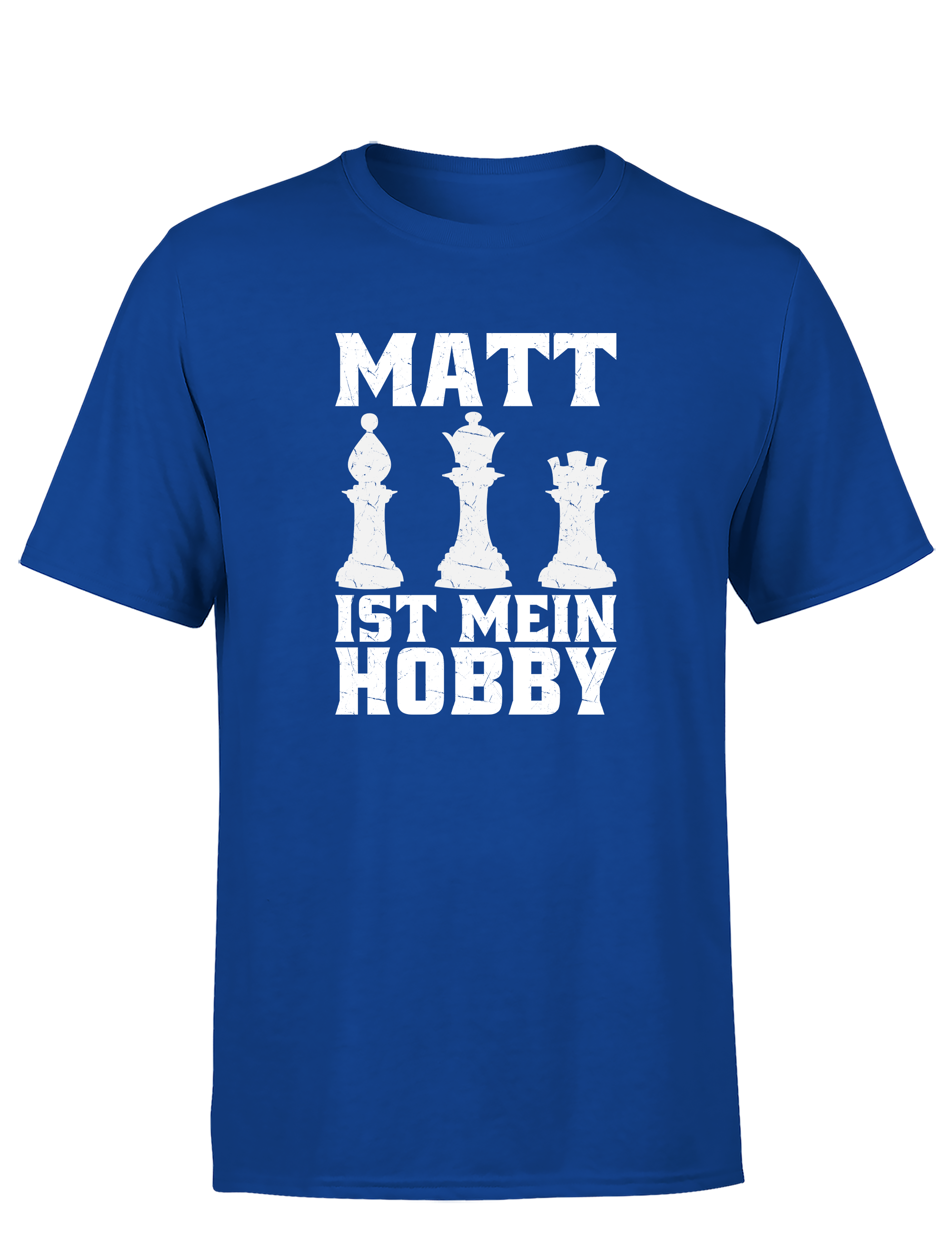 Matt ist mein Hobby – Herren T-Shirt im Retro Stil | Perfektes Männer Shirt für Schachspieler, Turniere, Freizeit & Geschenkidee
