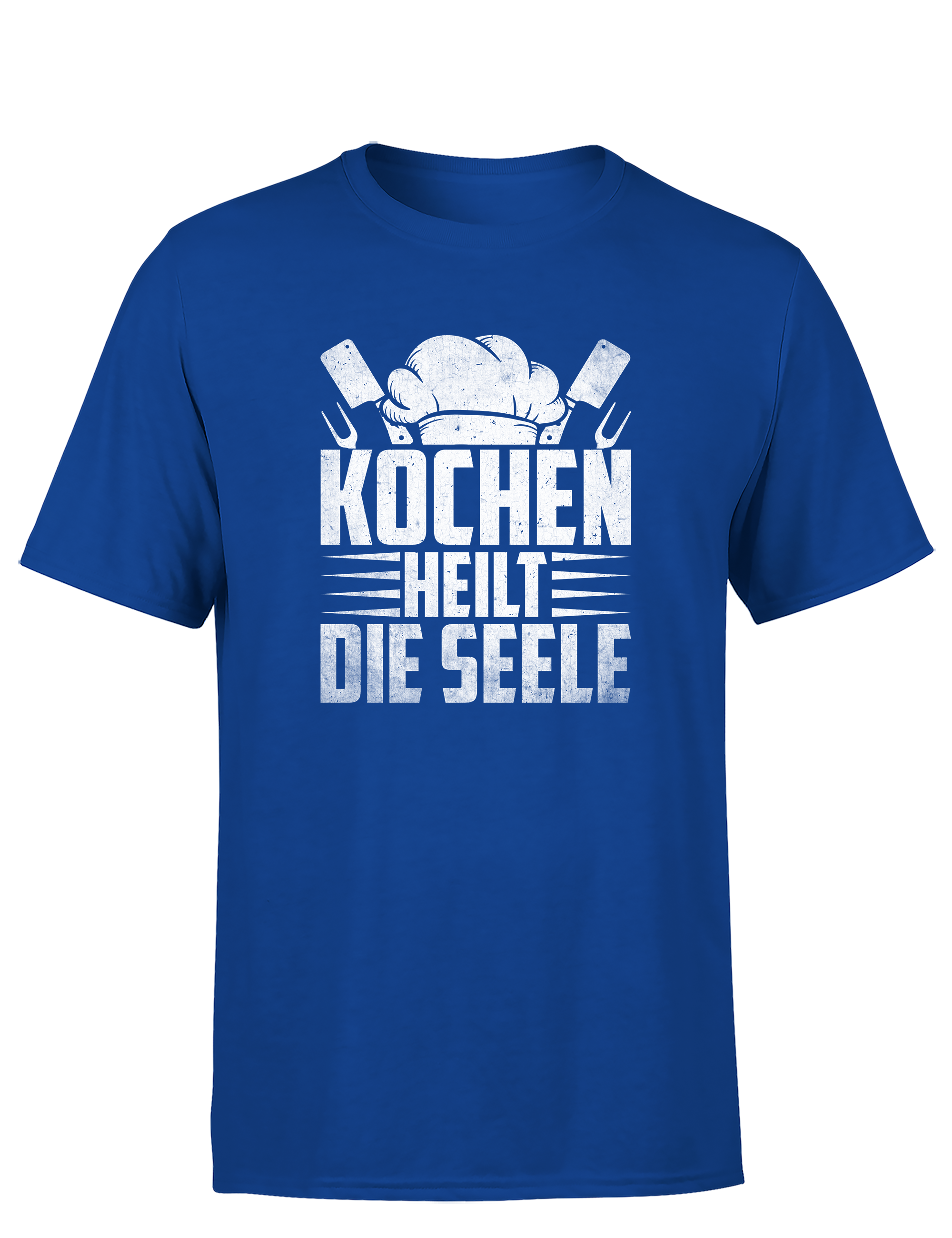 Herren T-Shirt „Feuer Pfanne Fertig“ | Lustiges Koch Shirt für Männer & Grillmeister (Copie)