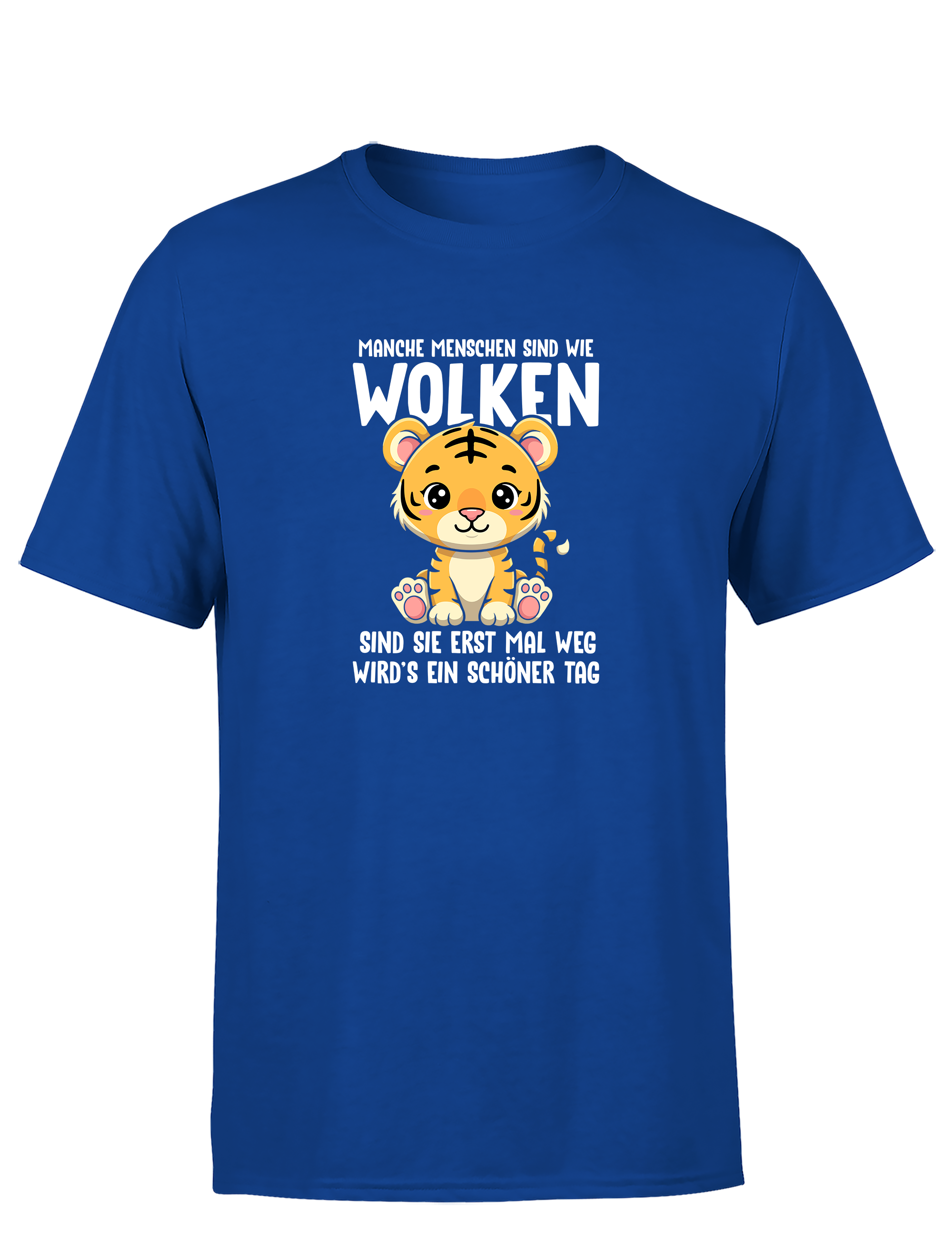 Manche Menschen sind wie Wolken – Lustiges Herren T-Shirt | Sarkastisches Spruchshirt für Humorvolle