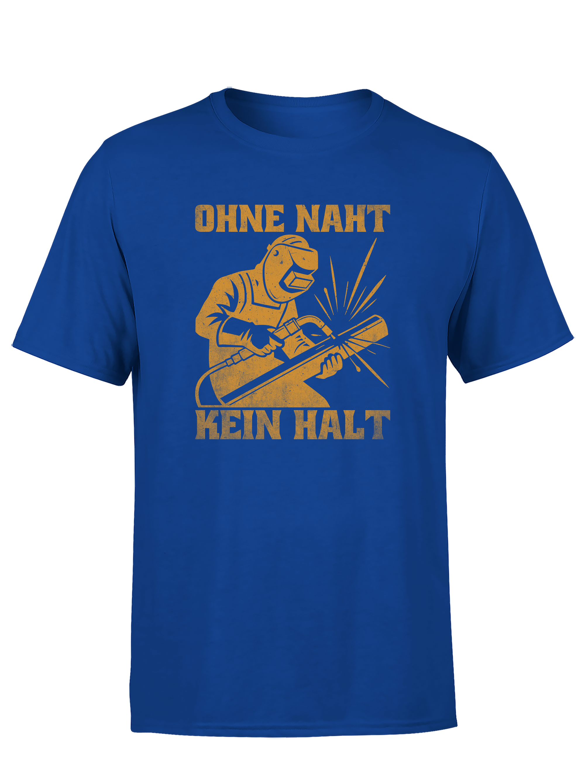 Ohne Naht kein Halt – Herren T-Shirt im Retro Stil | Lustiges Shirt für Schweißer, Metallbauer & Handwerker