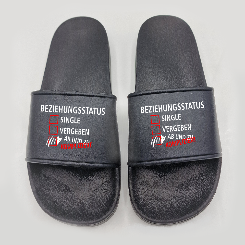 Badeschuhe Beziehungsstatus kompliziert