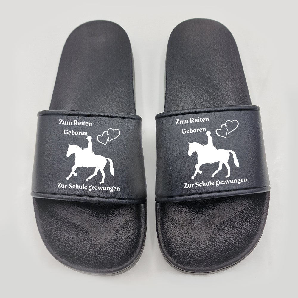 Badeschuhe Zum Reiten Geboren zur Schule gezwungen.