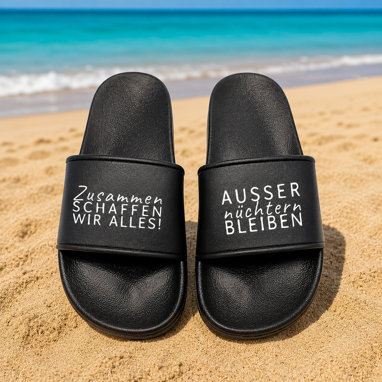 Badeschuhe Zusammen schaffen wir das
