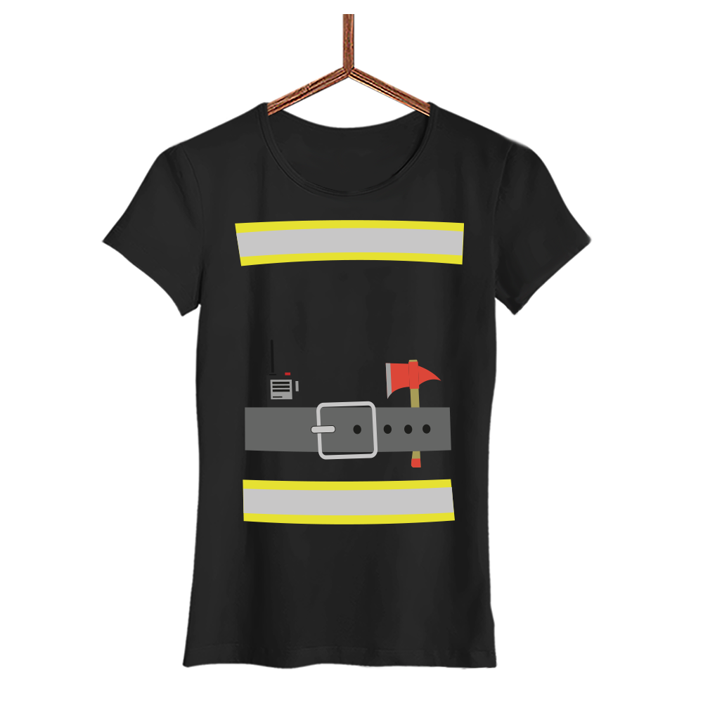 Damen T-Shirt Feuerwehrfrau
