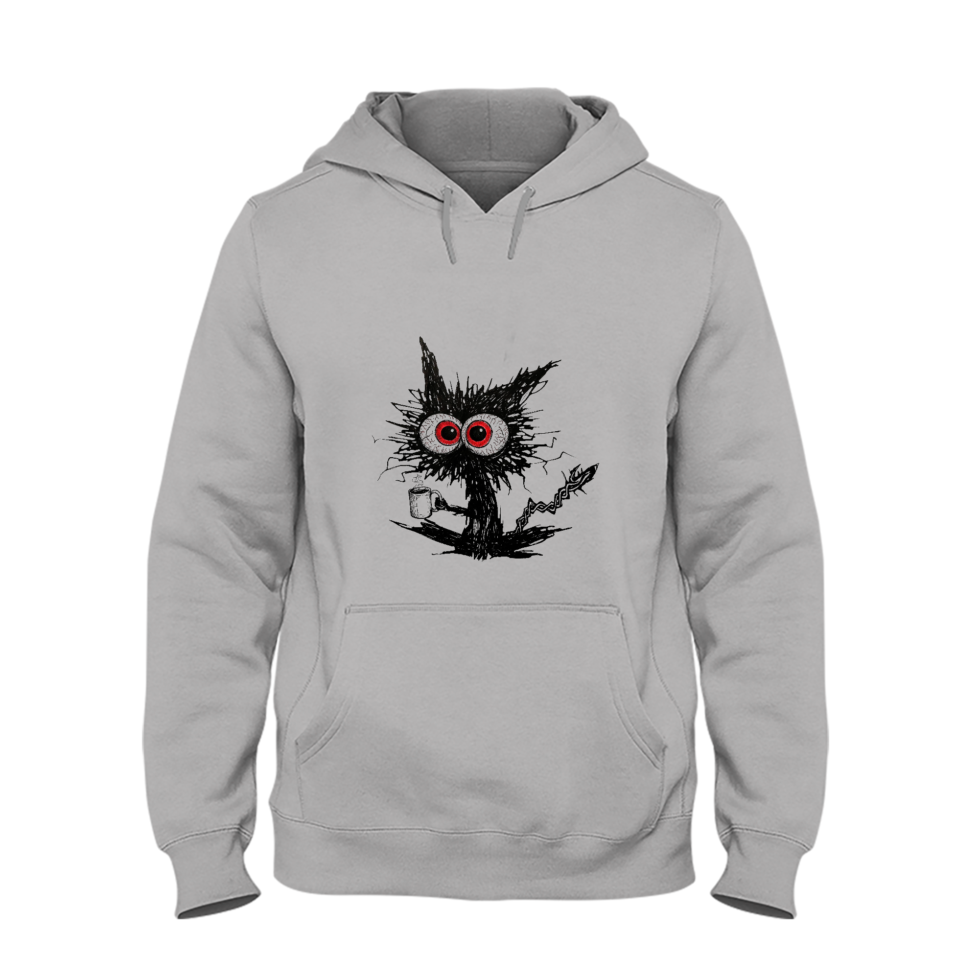 Hoodie Katze Kaffee