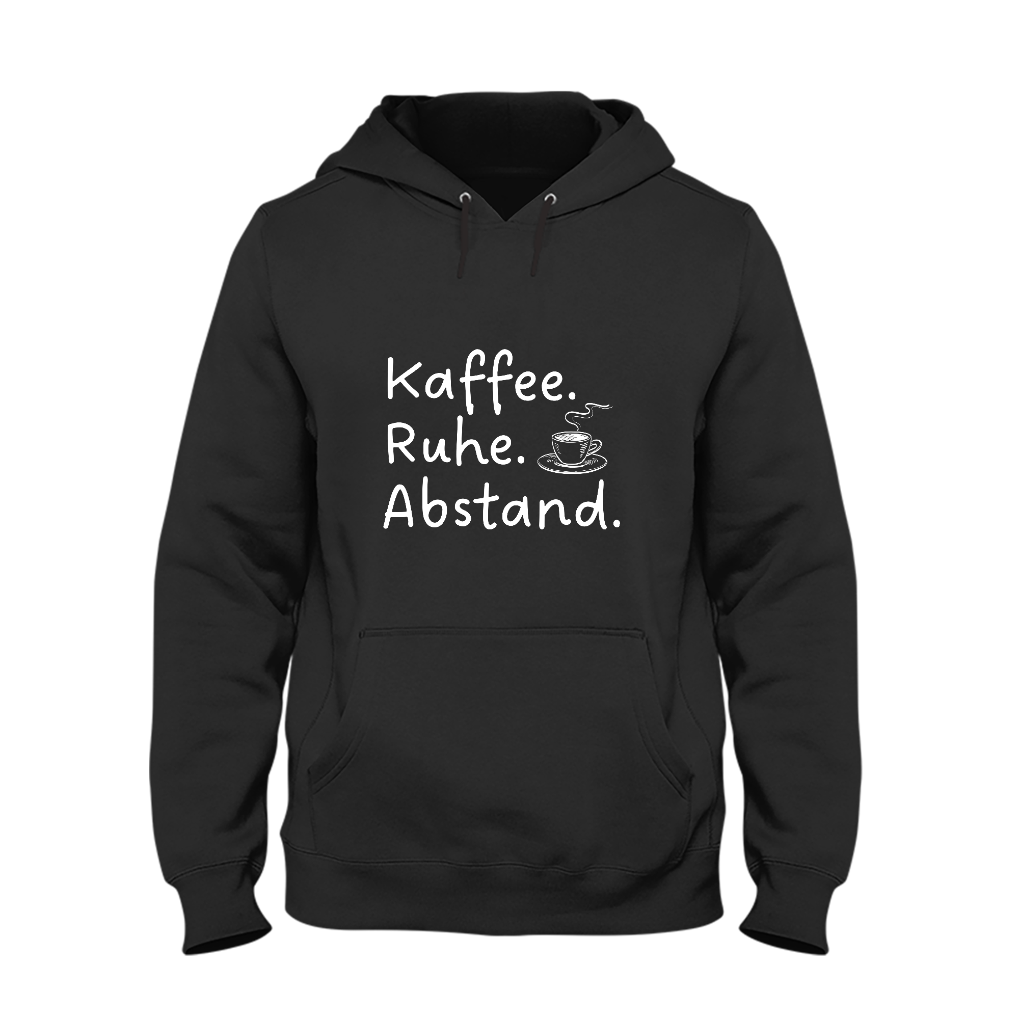 Hoodie Kaffee Ruhe Abstand