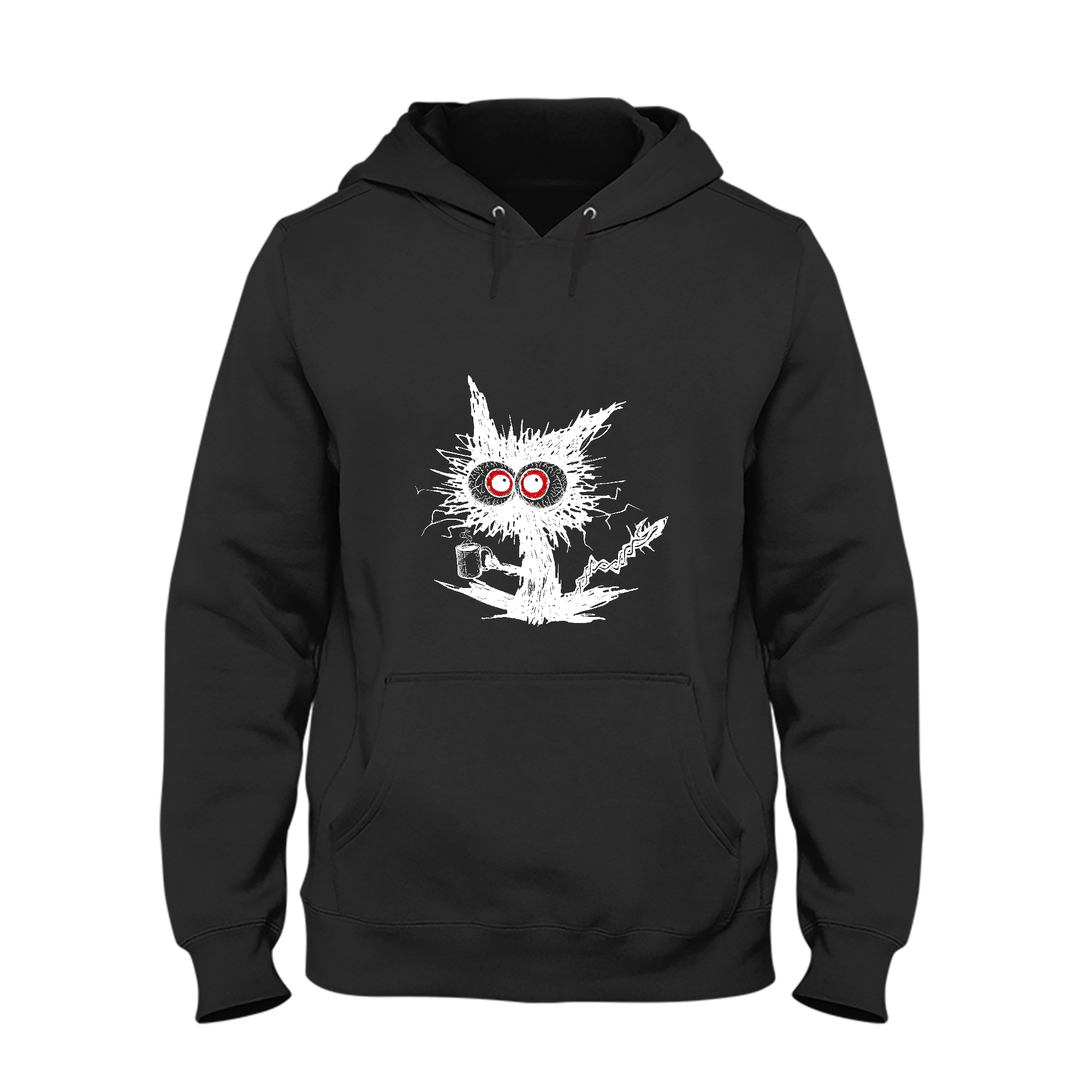 Hoodie Katze Kaffee