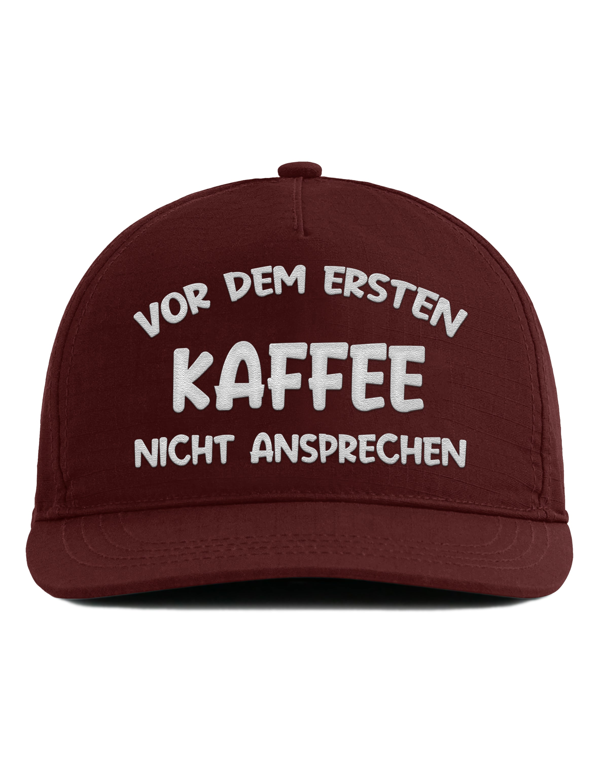 Snapback Cap – Vor dem ersten Kaffee nicht ansprechen – Unisex Basecap - Bestickt