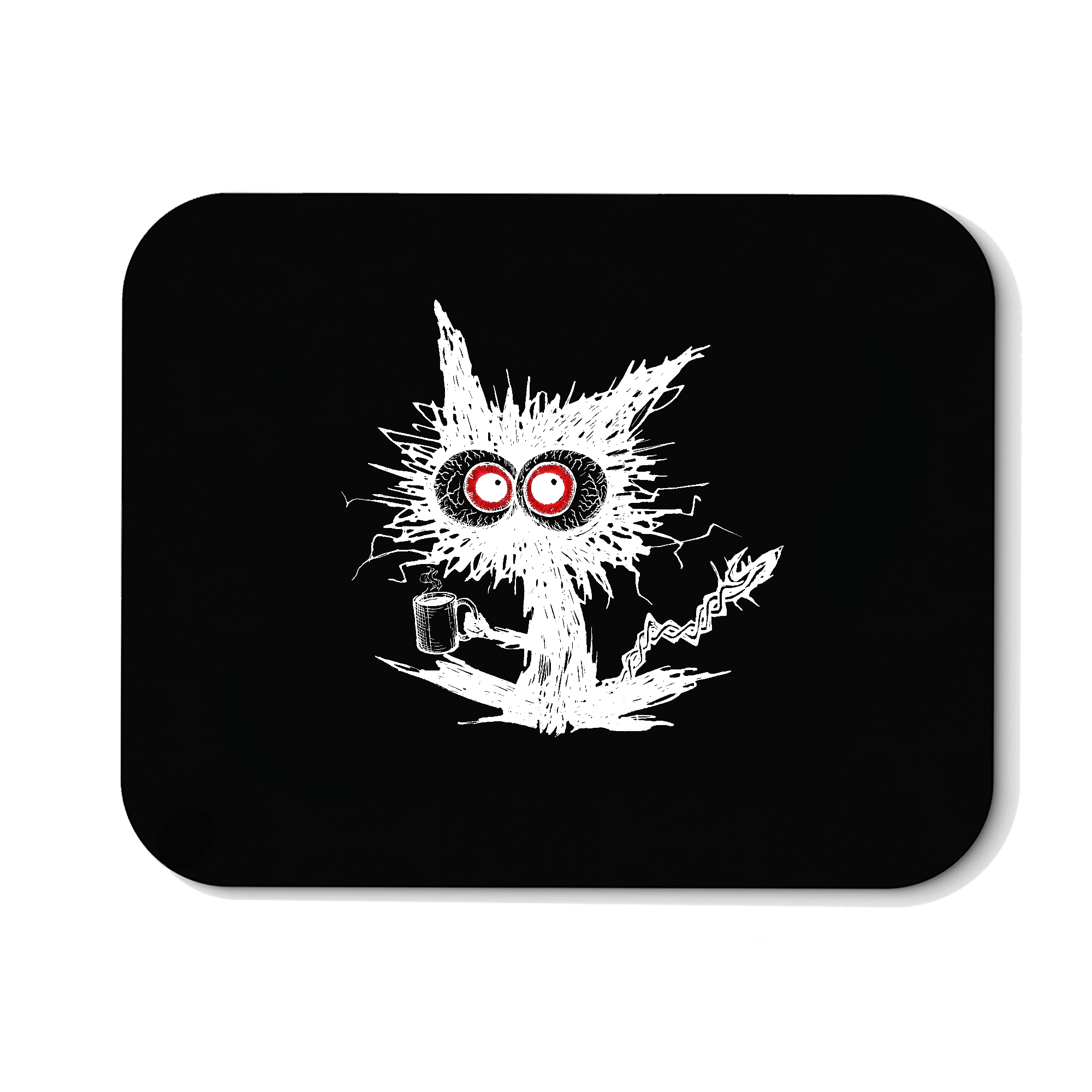 Mousepad Katze Kaffee