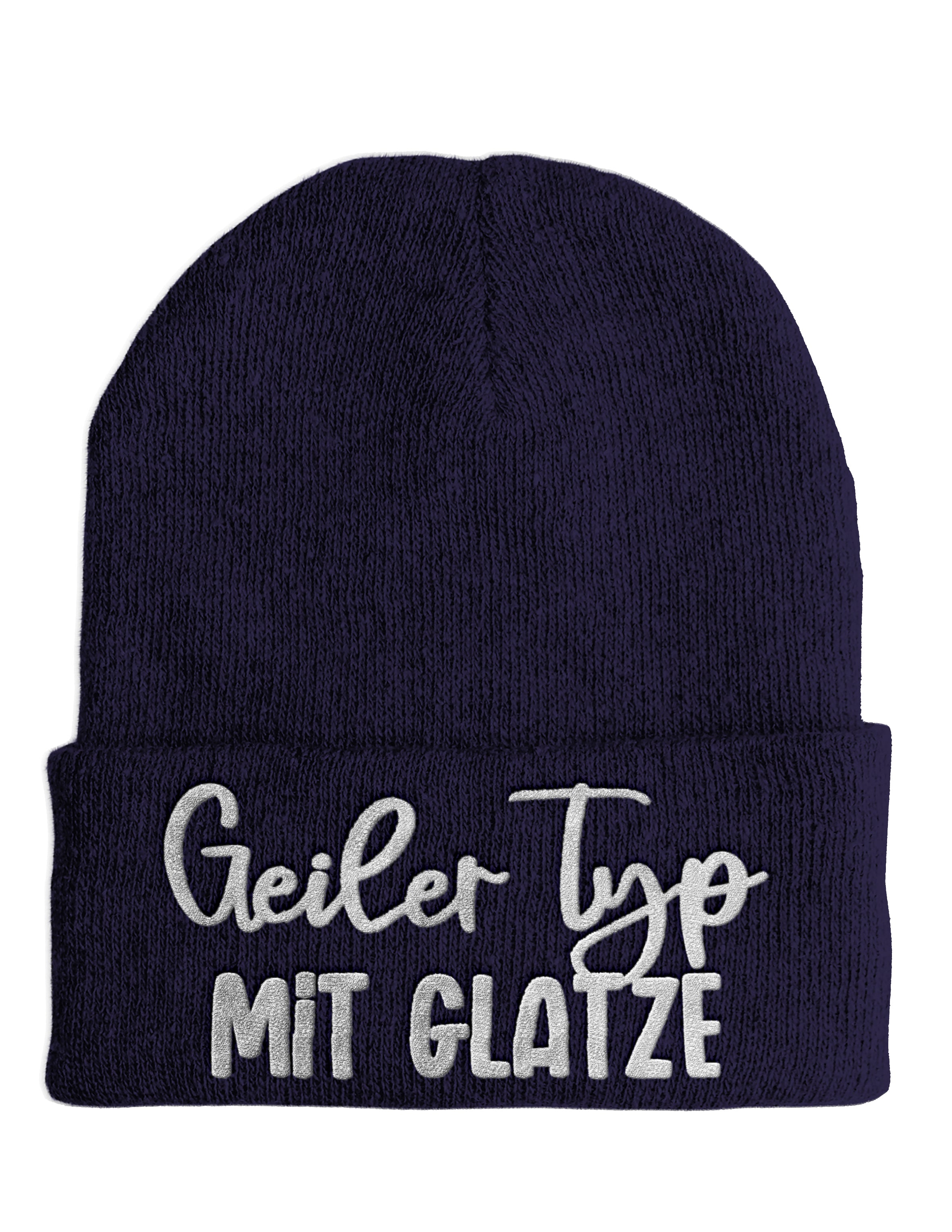 Geiler Typ mit Glatze - Beanie - Mütze mit Spruch