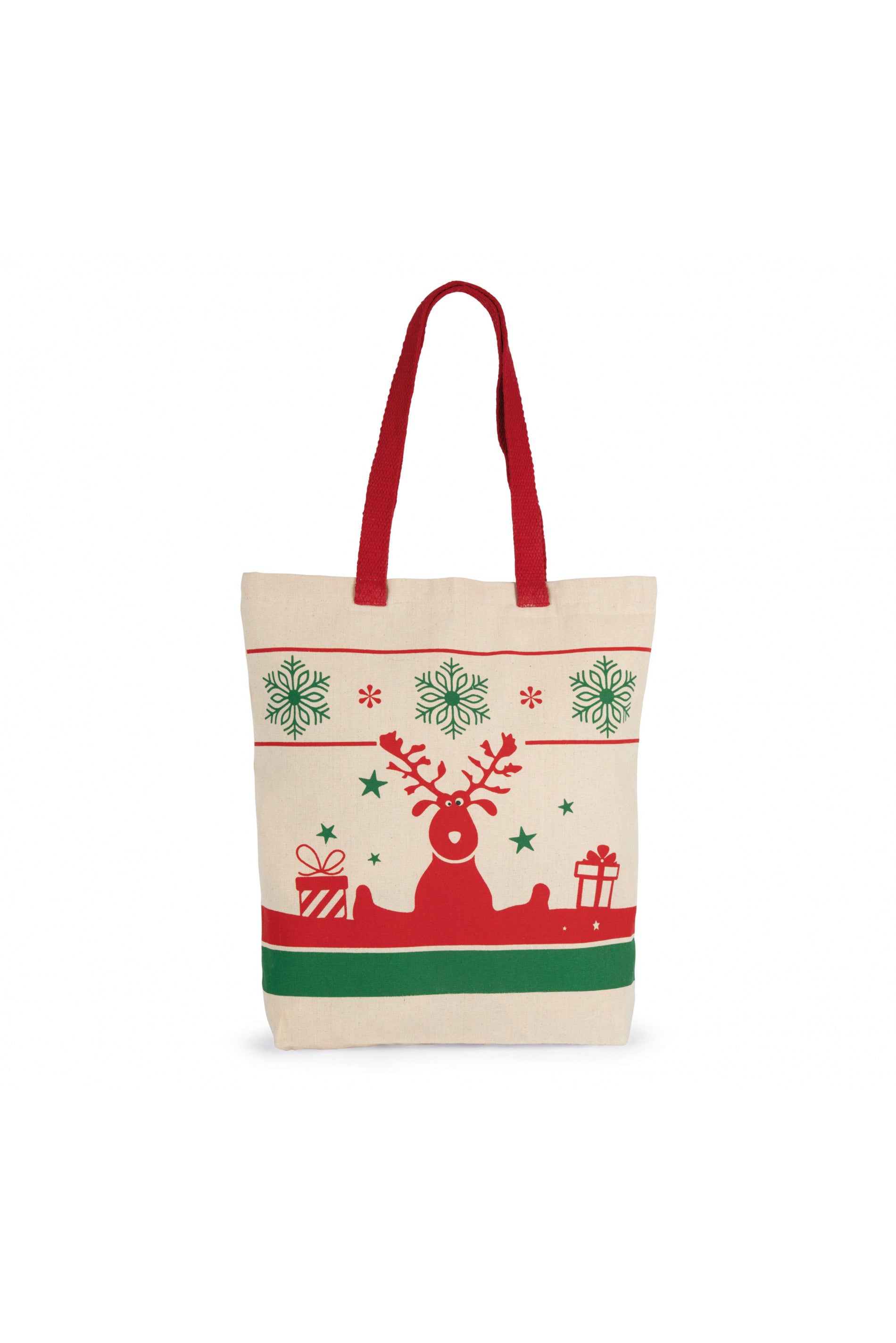 Einkaufstasche mit Weihnachtsmotiv