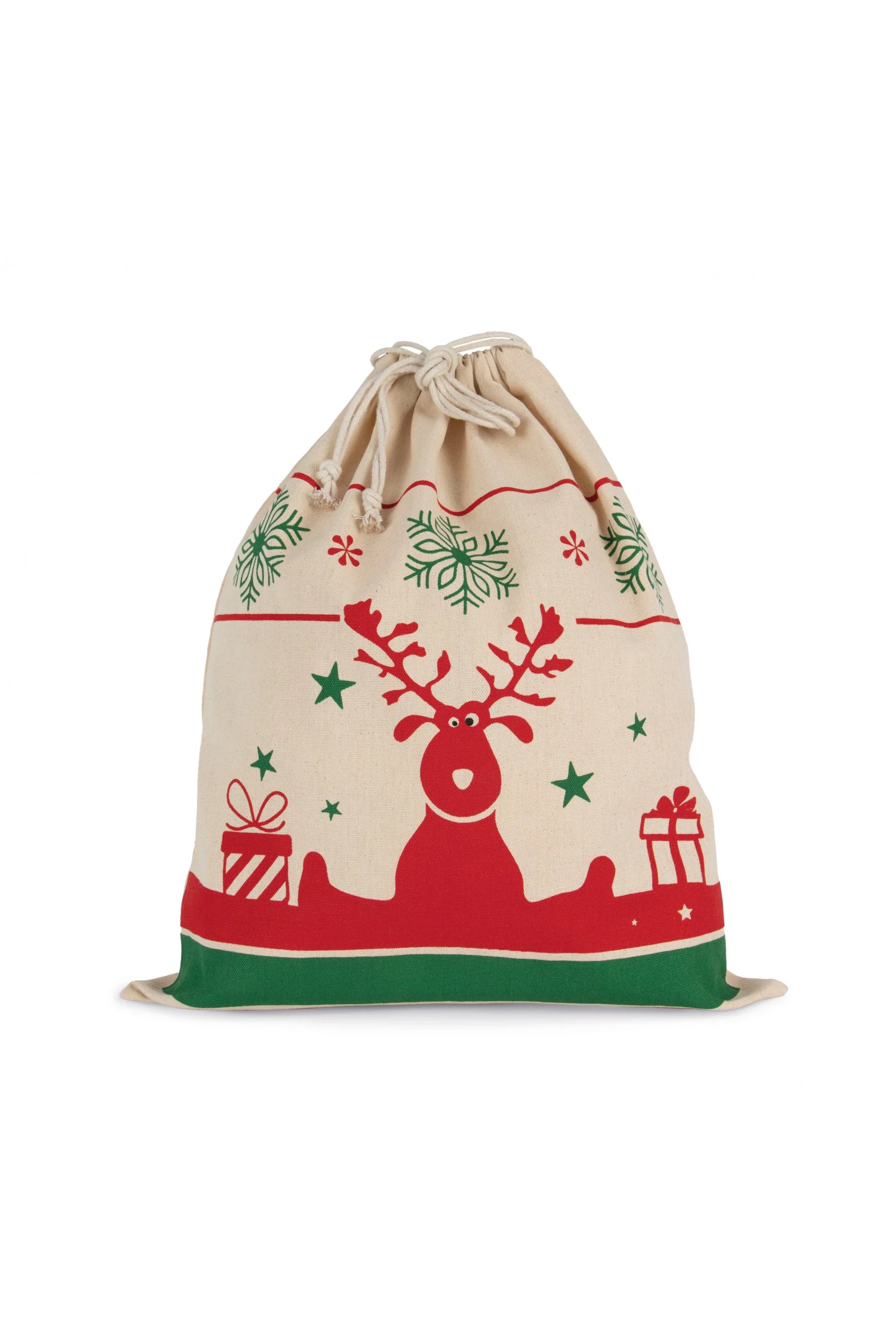 Tasche mit Kordel und Weihnachtsmotiv