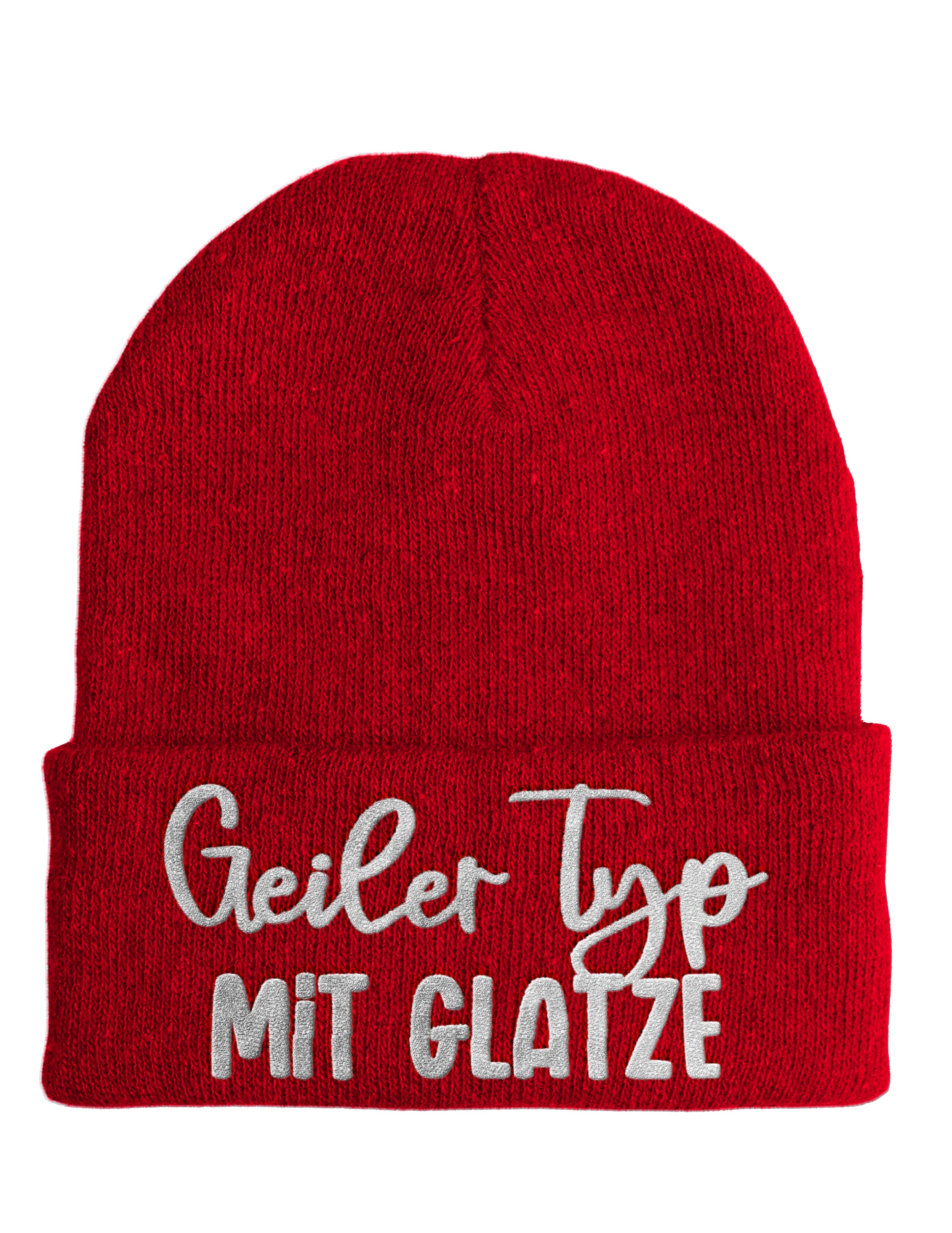 Geiler Typ mit Glatze - Beanie - Mütze mit Spruch