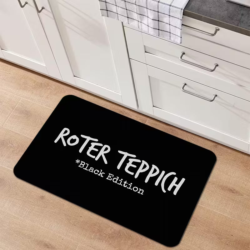 Fußmatte "Roter Teppich Black Edition"