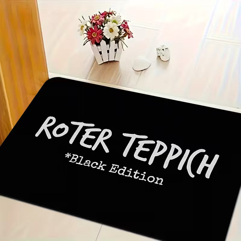 Fußmatte "Roter Teppich Black Edition"