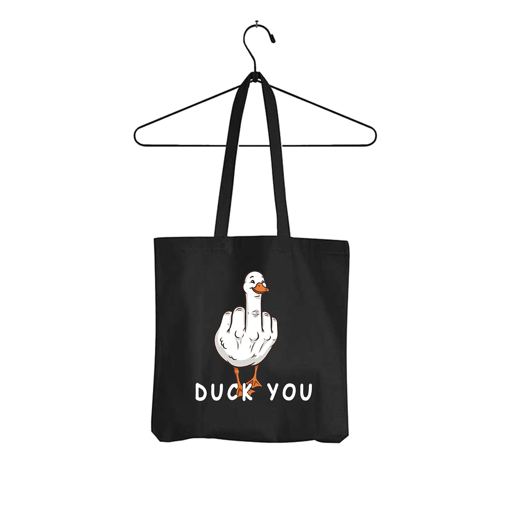 Tasche Duck You Schwarz