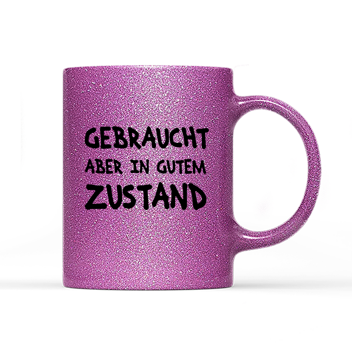 Tasse Glitzer Edition gebraucht aber in gutem zustand