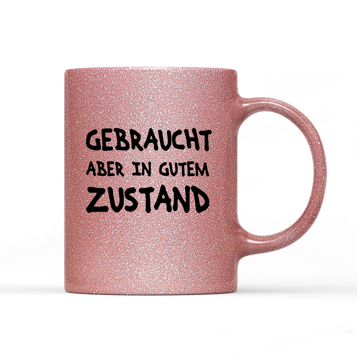 Tasse Glitzer Edition gebraucht aber in gutem zustand