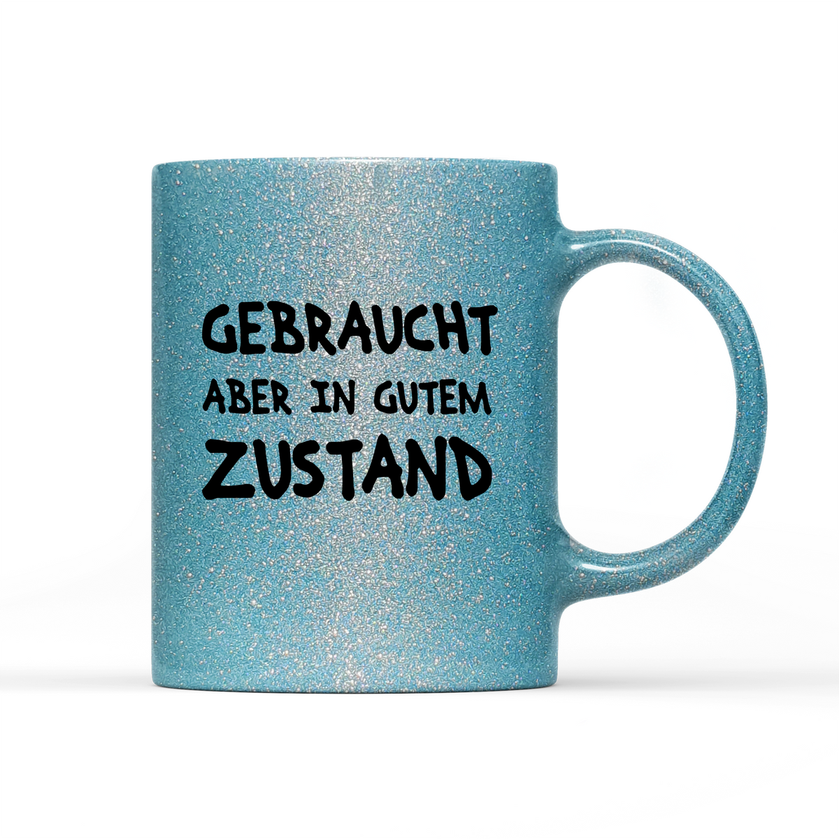 Tasse Glitzer Edition gebraucht aber in gutem zustand