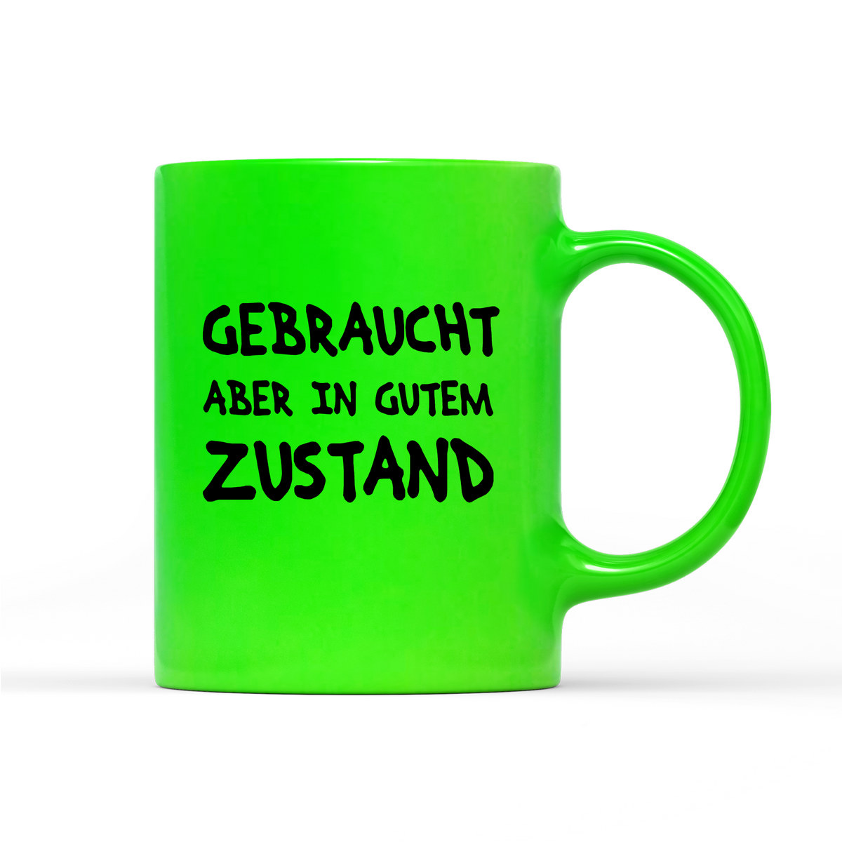Tasse Neon gebraucht aber in gutem zustand