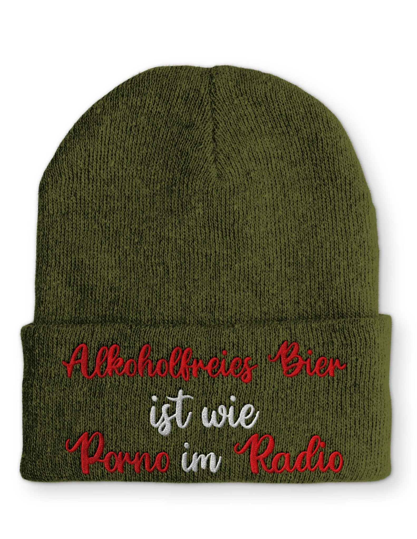 Alkoholfreies Bier Ist Wie Porno Im Radio Beanie Mütze - tshirtladen - Mütze