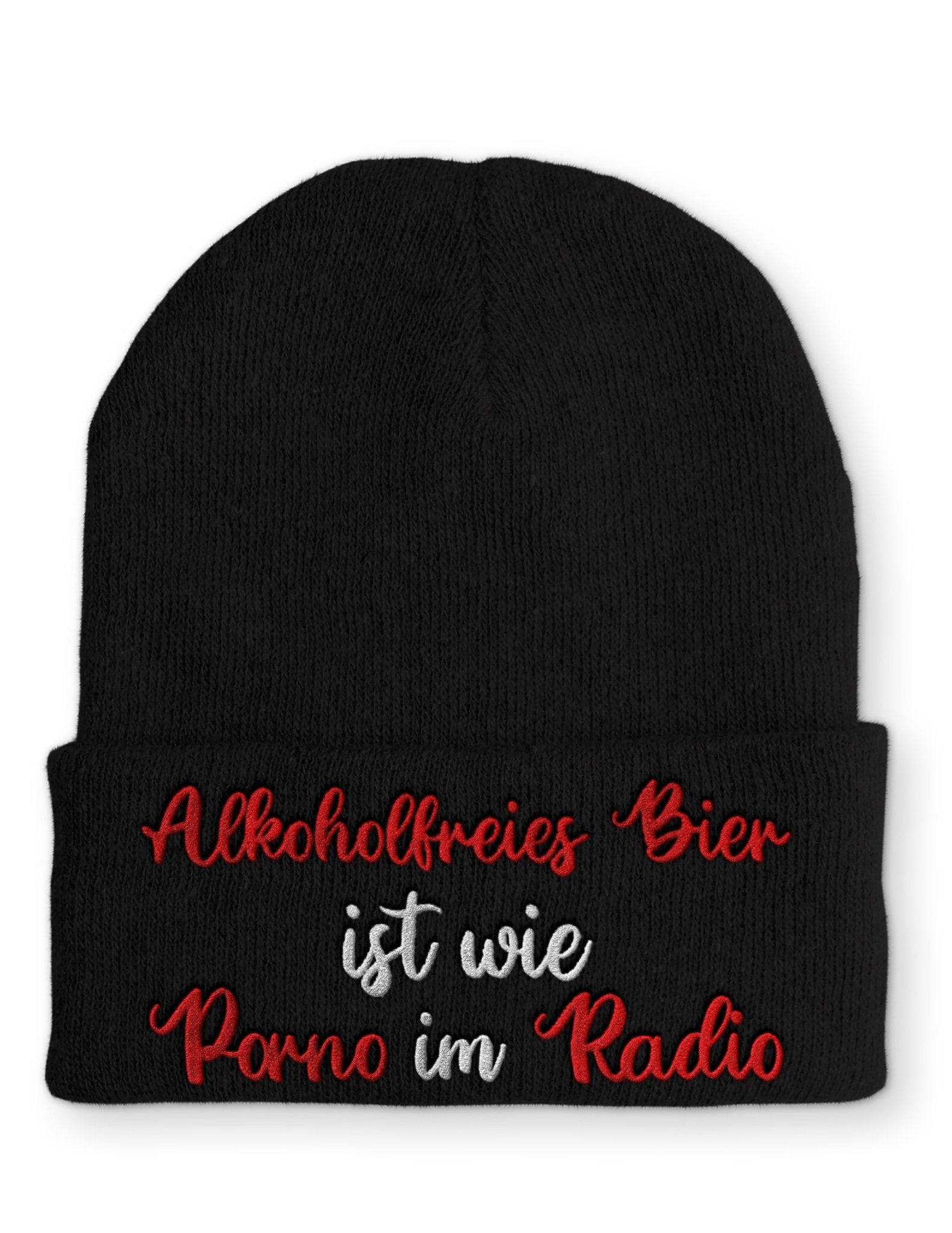 Alkoholfreies Bier Ist Wie Porno Im Radio Beanie Mütze - tshirtladen - Mütze
