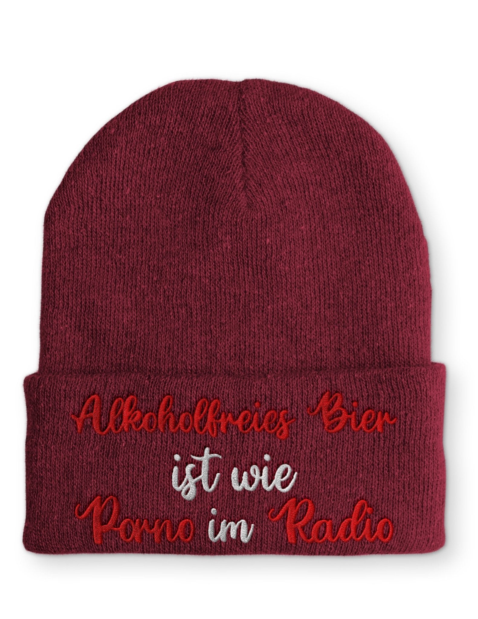 Alkoholfreies Bier Ist Wie Porno Im Radio Beanie Mütze - tshirtladen - Mütze