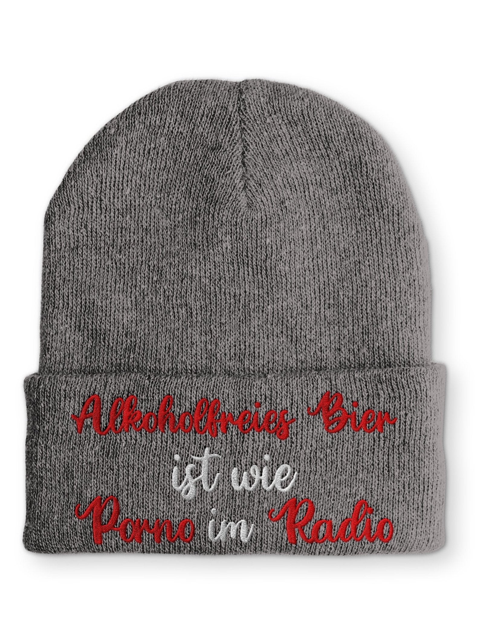 Alkoholfreies Bier Ist Wie Porno Im Radio Beanie Mütze - tshirtladen - Mütze