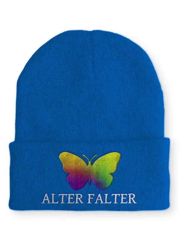 Alter Falter Statement Beanie Mütze mit Spruch für Humor - tshirtladen - Mütze