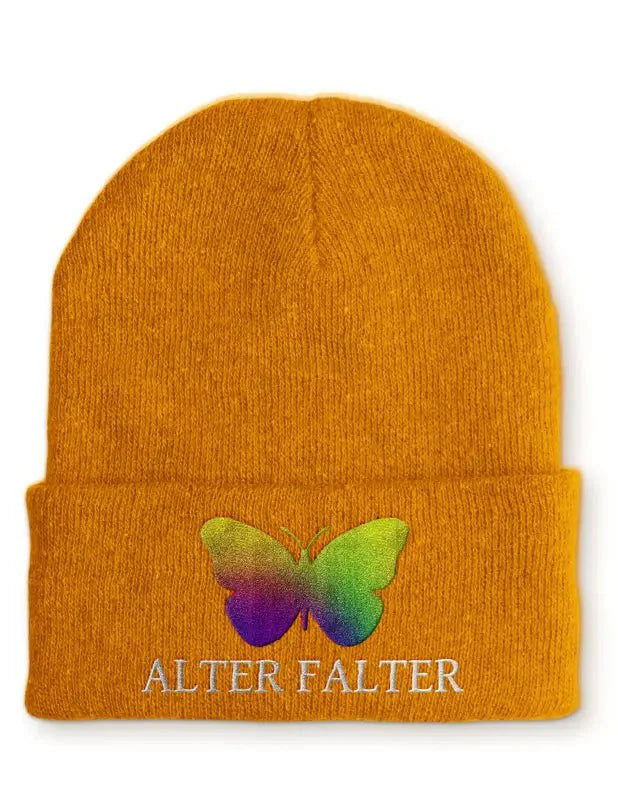 Alter Falter Statement Beanie Mütze mit Spruch für Humor - tshirtladen - Mütze