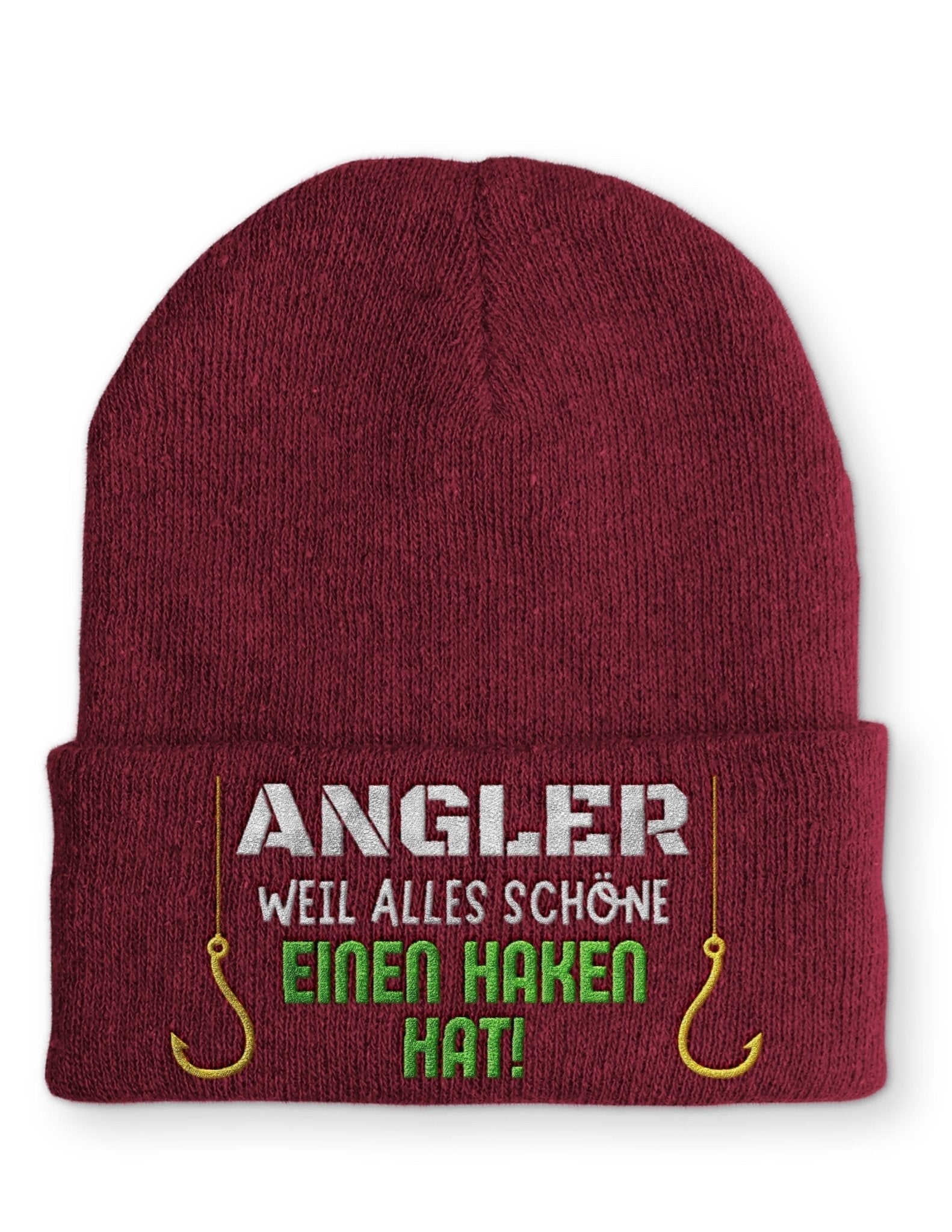Angler Weil Alles Schöne Einen Haken Hat Beanie Mütze - tshirtladen - Mütze