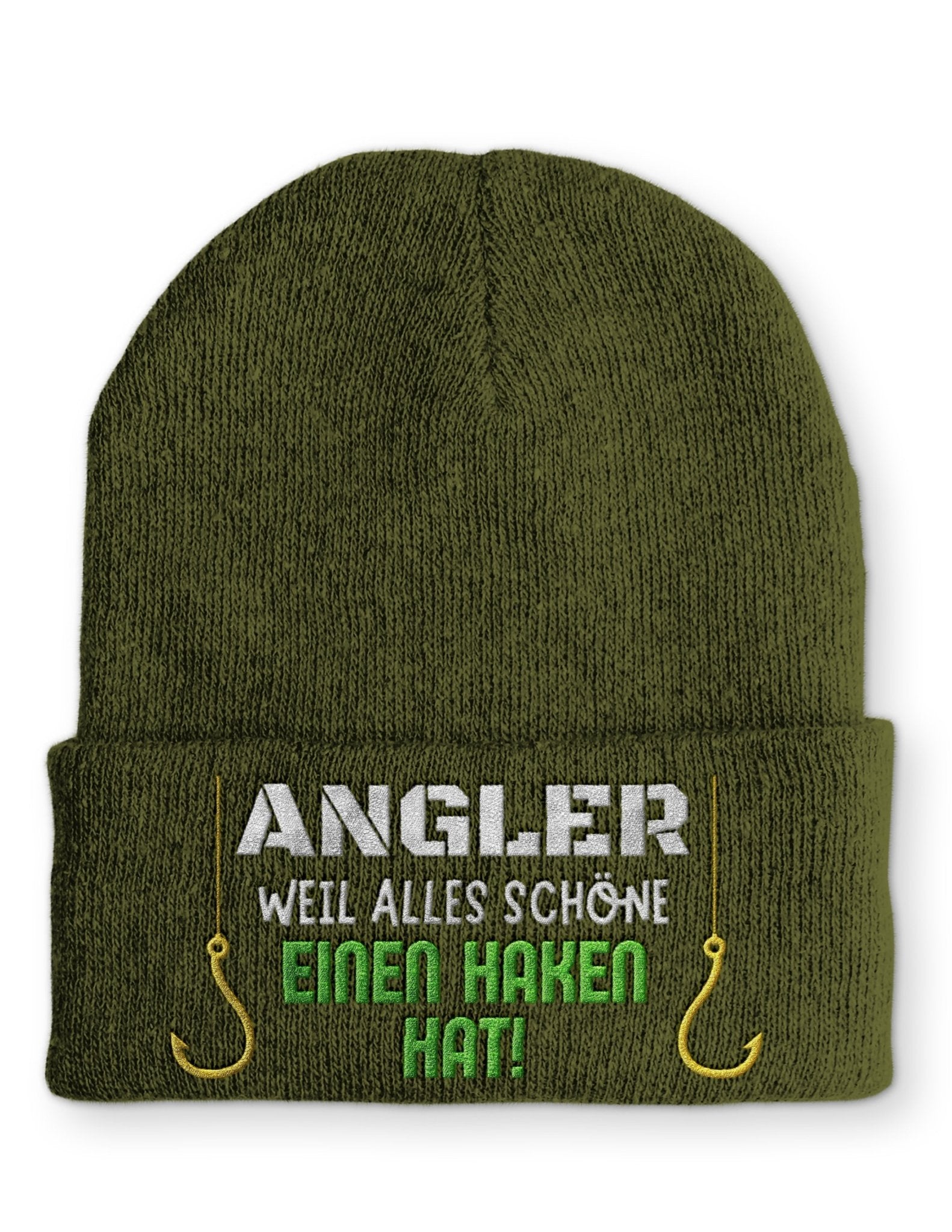 Angler Weil Alles Schöne Einen Haken Hat Beanie Mütze - tshirtladen - Mütze