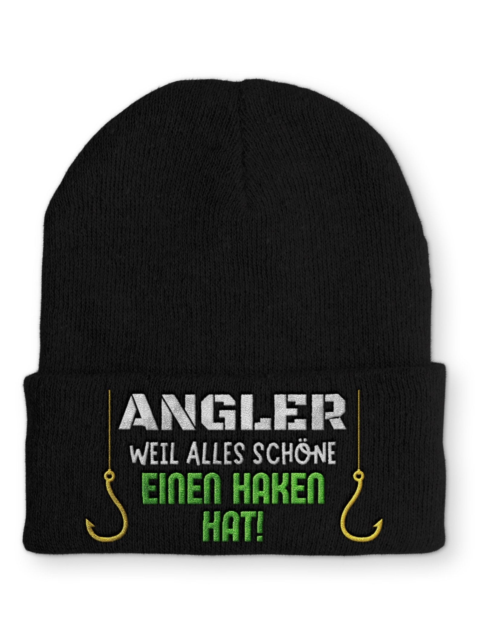 Angler Weil Alles Schöne Einen Haken Hat Beanie Mütze - tshirtladen - Mütze